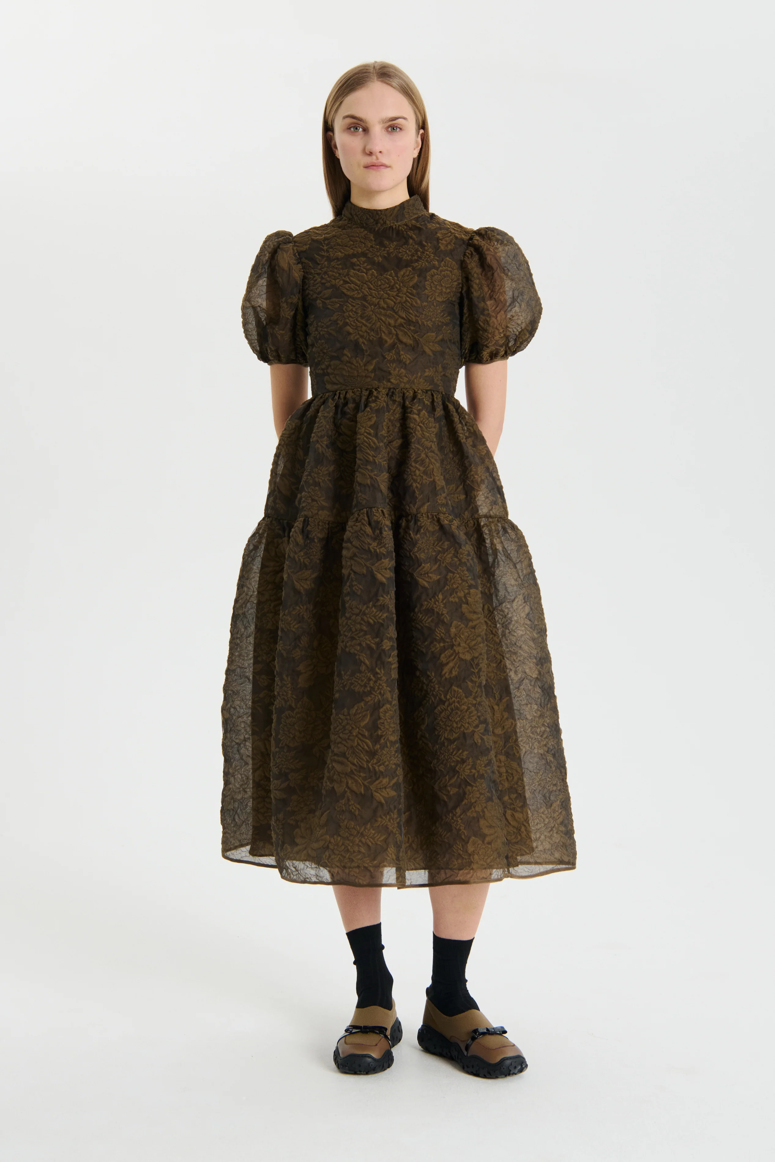 KELLY | DRESS POSY MATELASS… BROWN