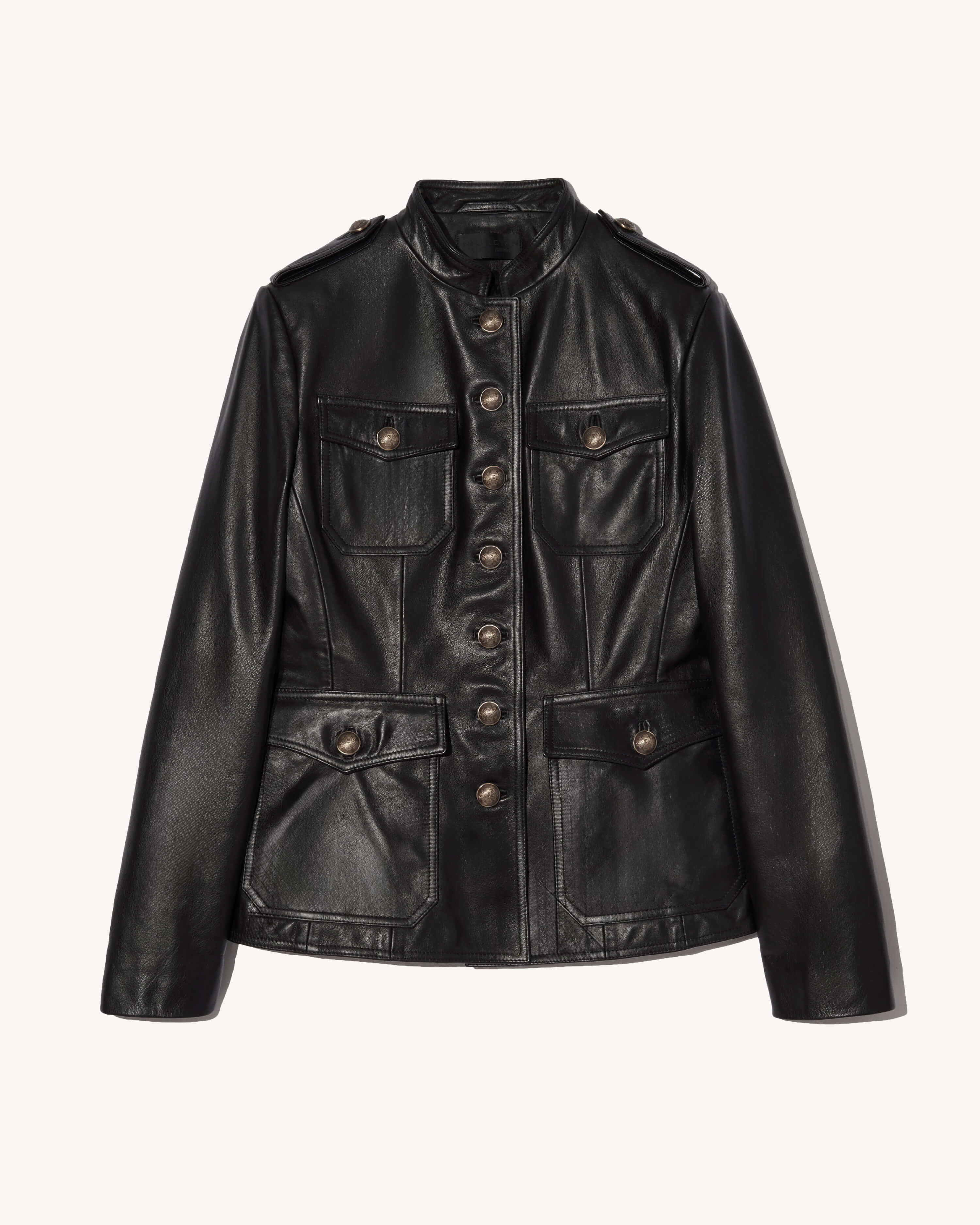 GERALDINE LEATHER JACKET