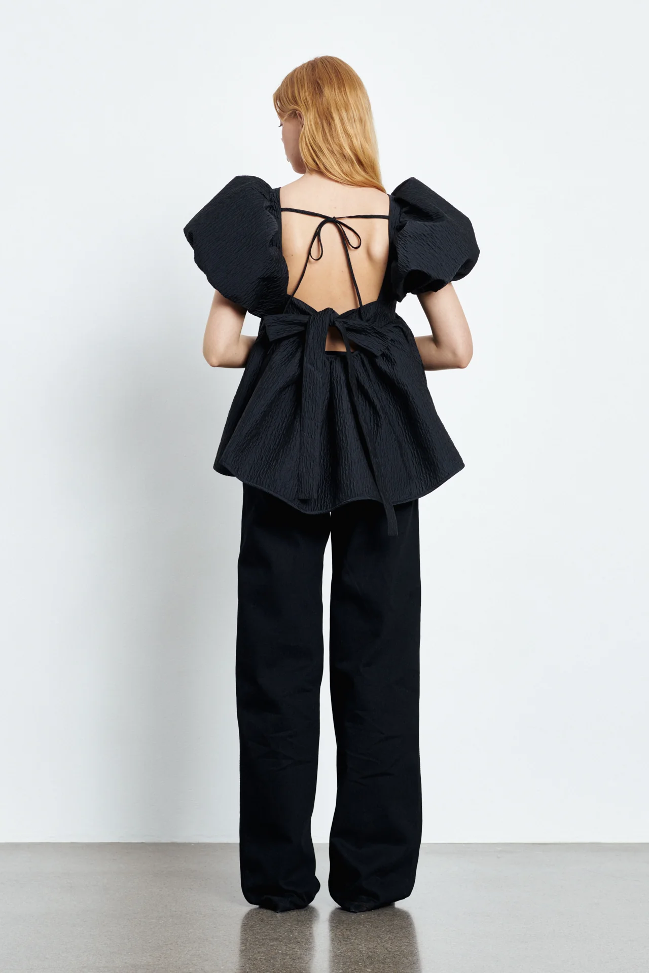 ALMA | TOP STRIA MATELASS⦠BLACK