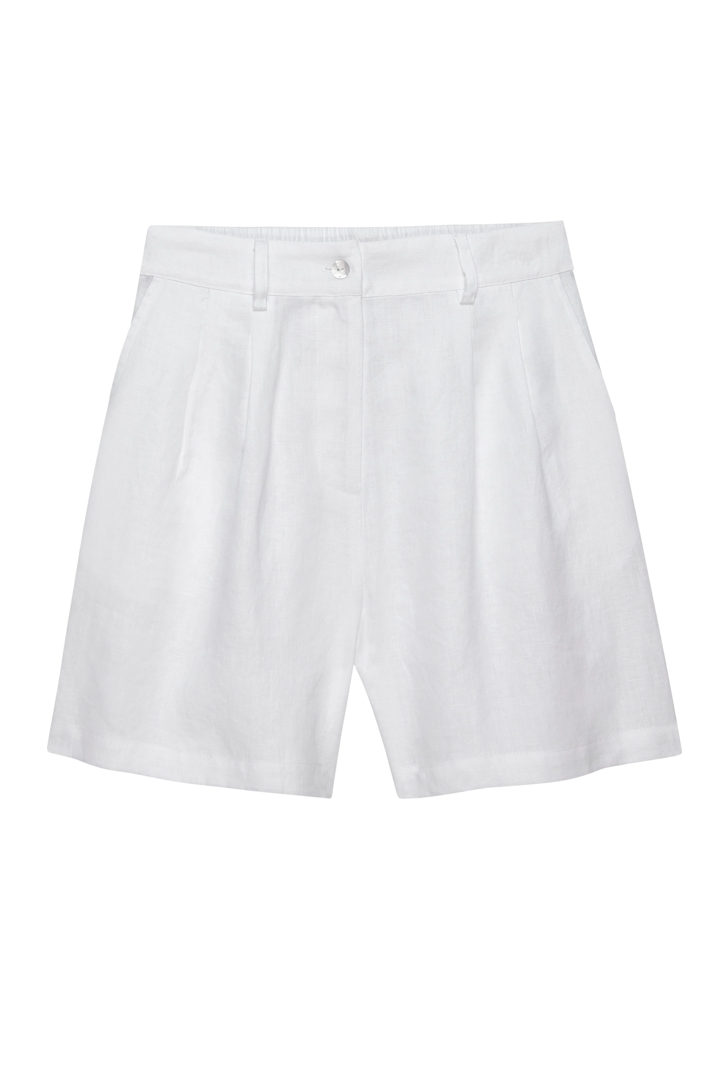 The Linen Pleated Short
