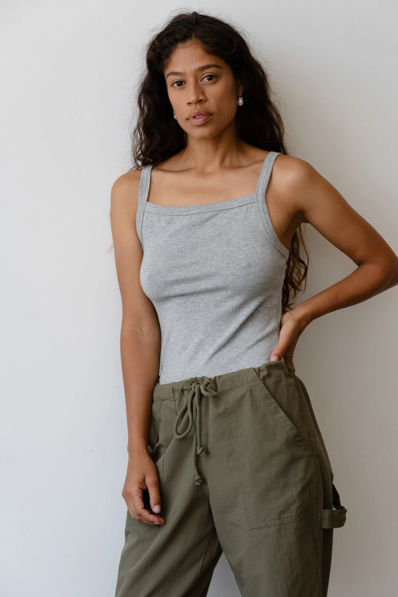 The Baby Rib Square Neck Tank