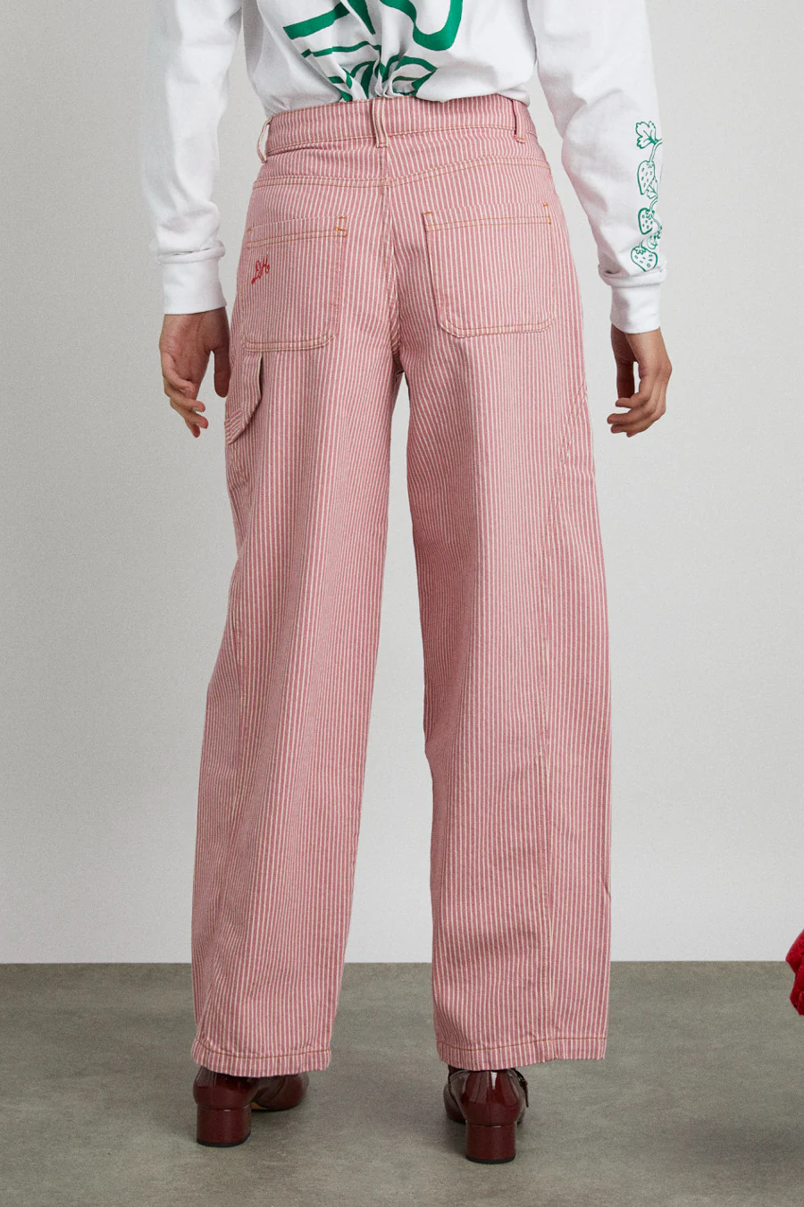 dion jean - pink stripe