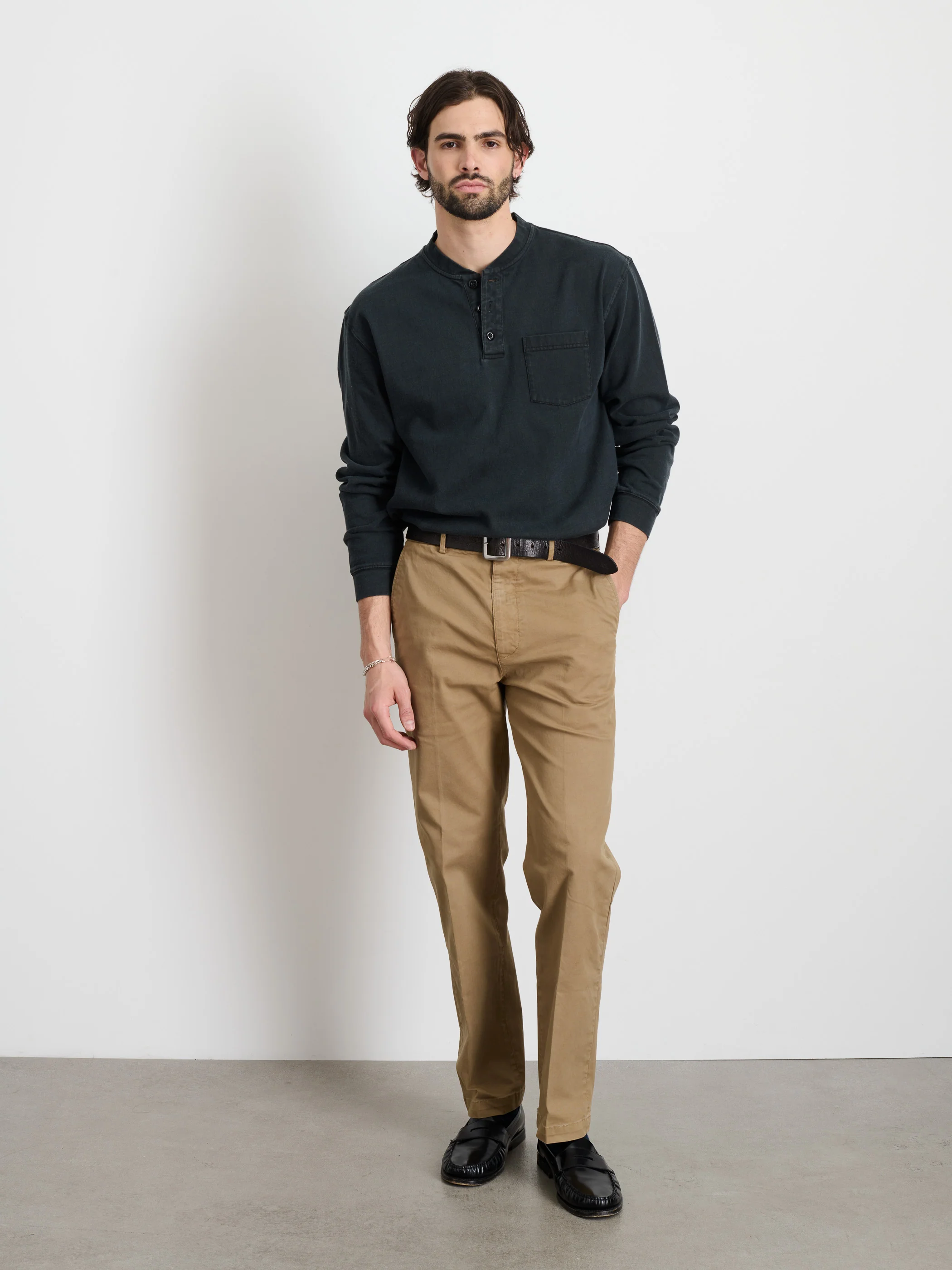 Alan Henley In Heavyweight Cotton