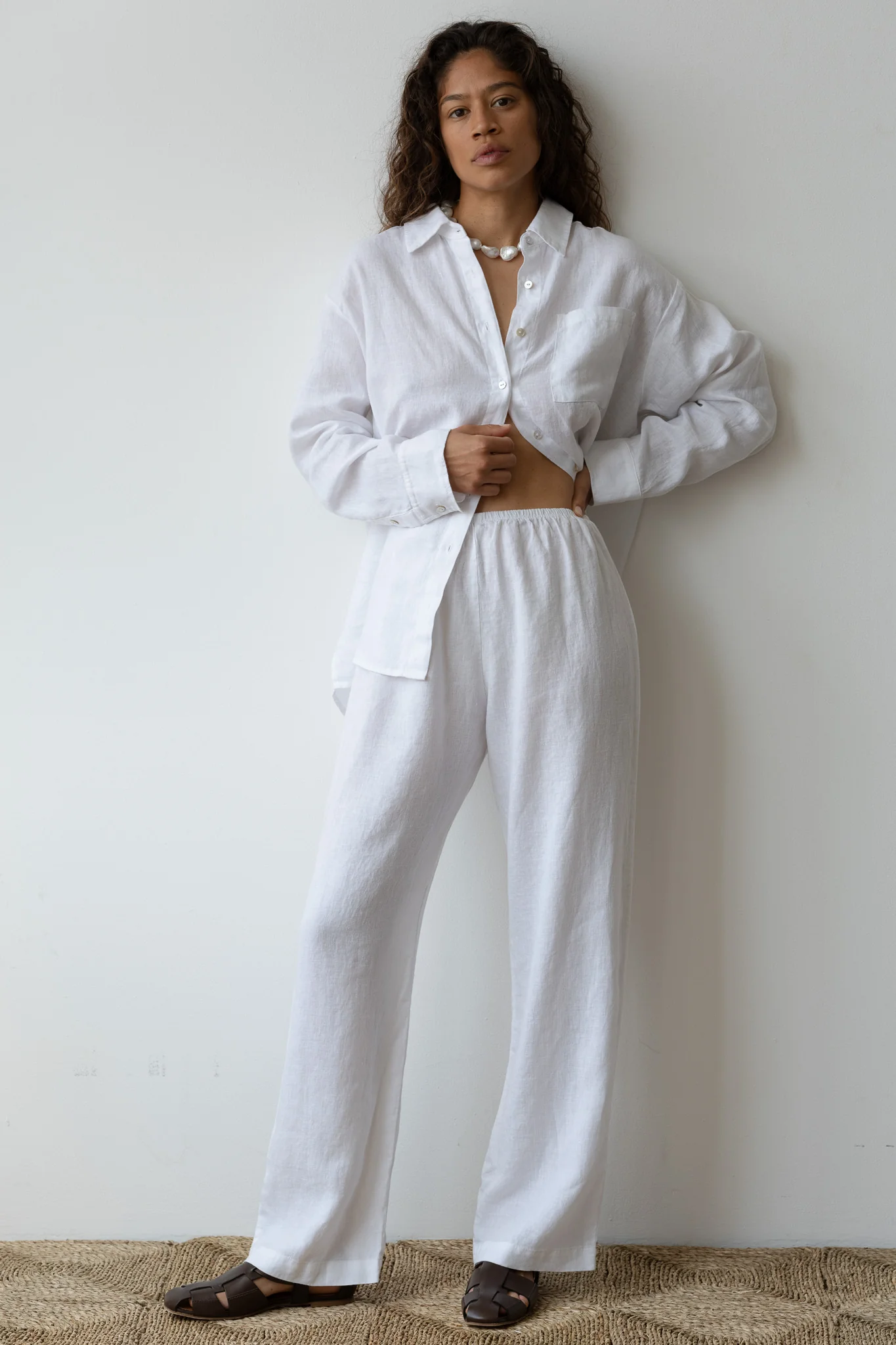The Linen Simple Pant