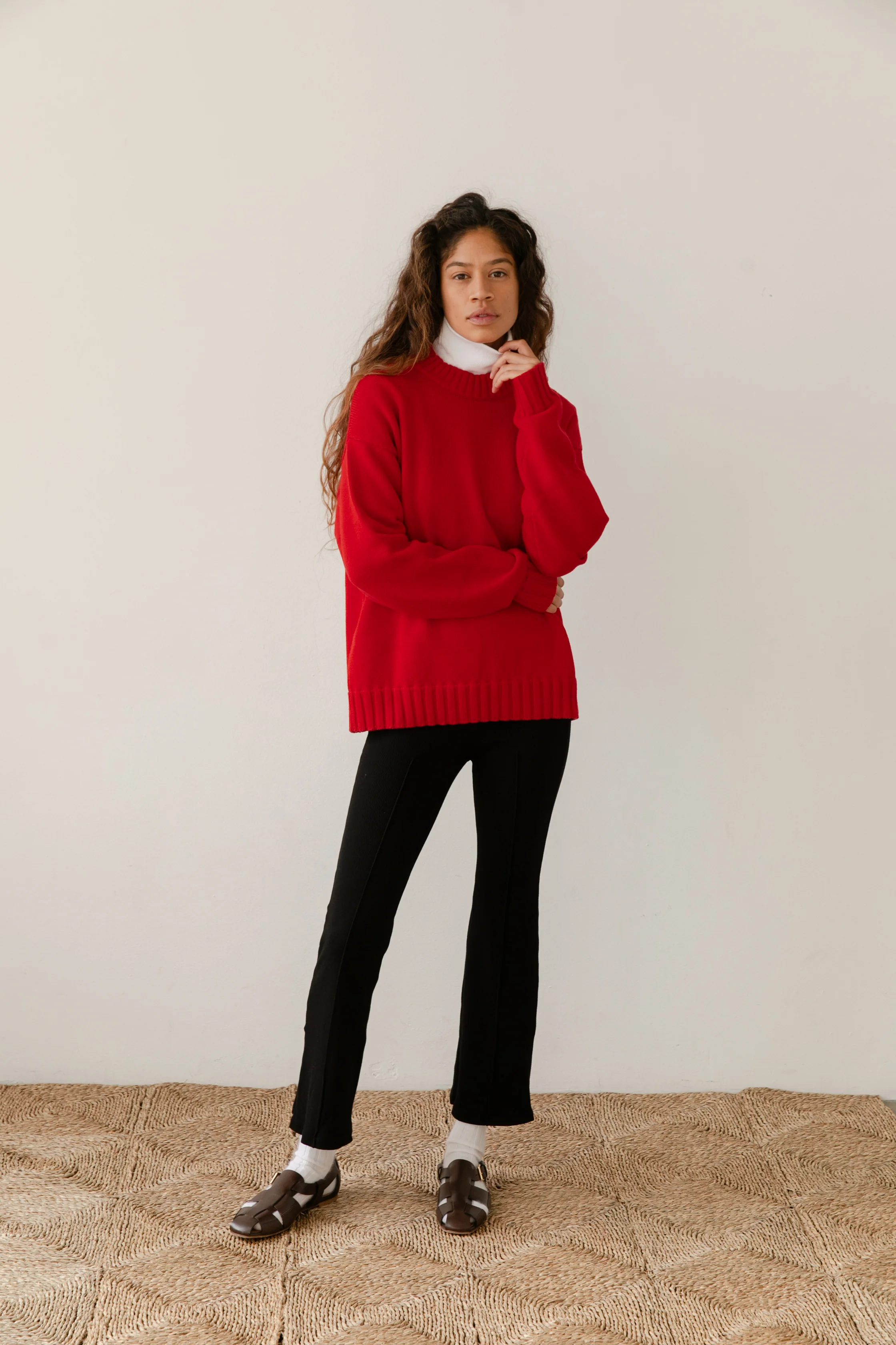 The Cotton Cashmere Crewneck Sweater