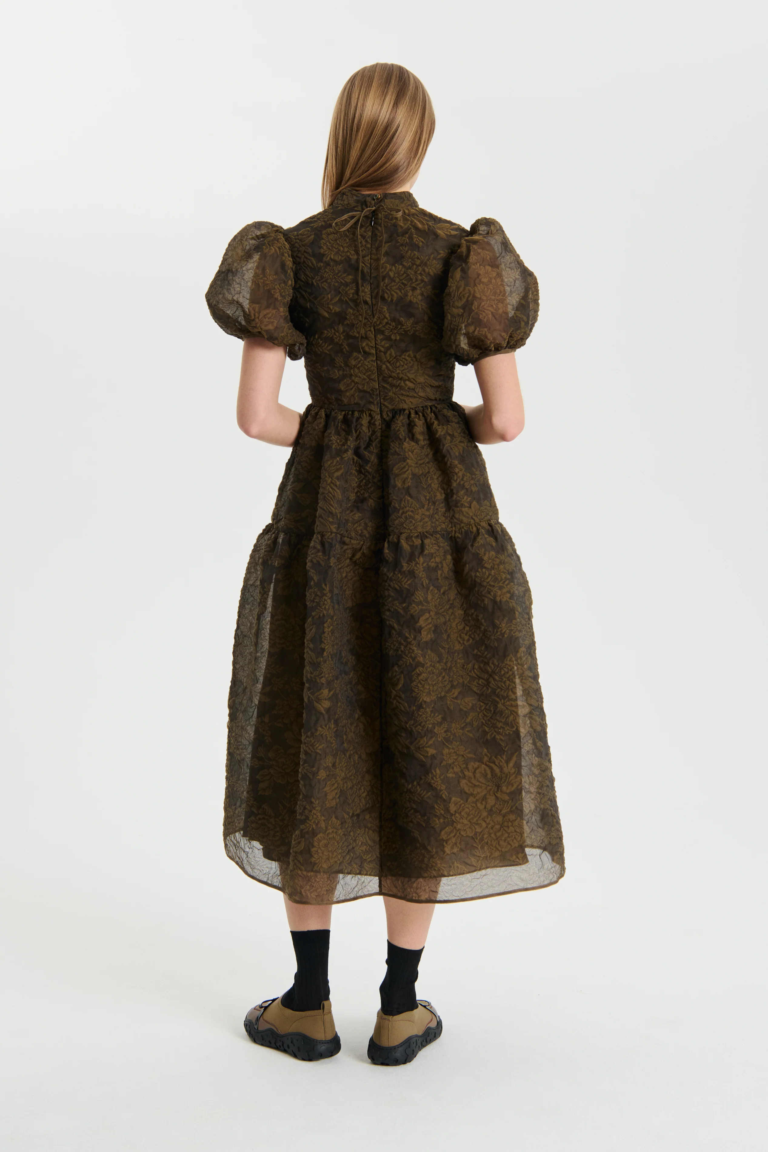 KELLY | DRESS POSY MATELASS… BROWN