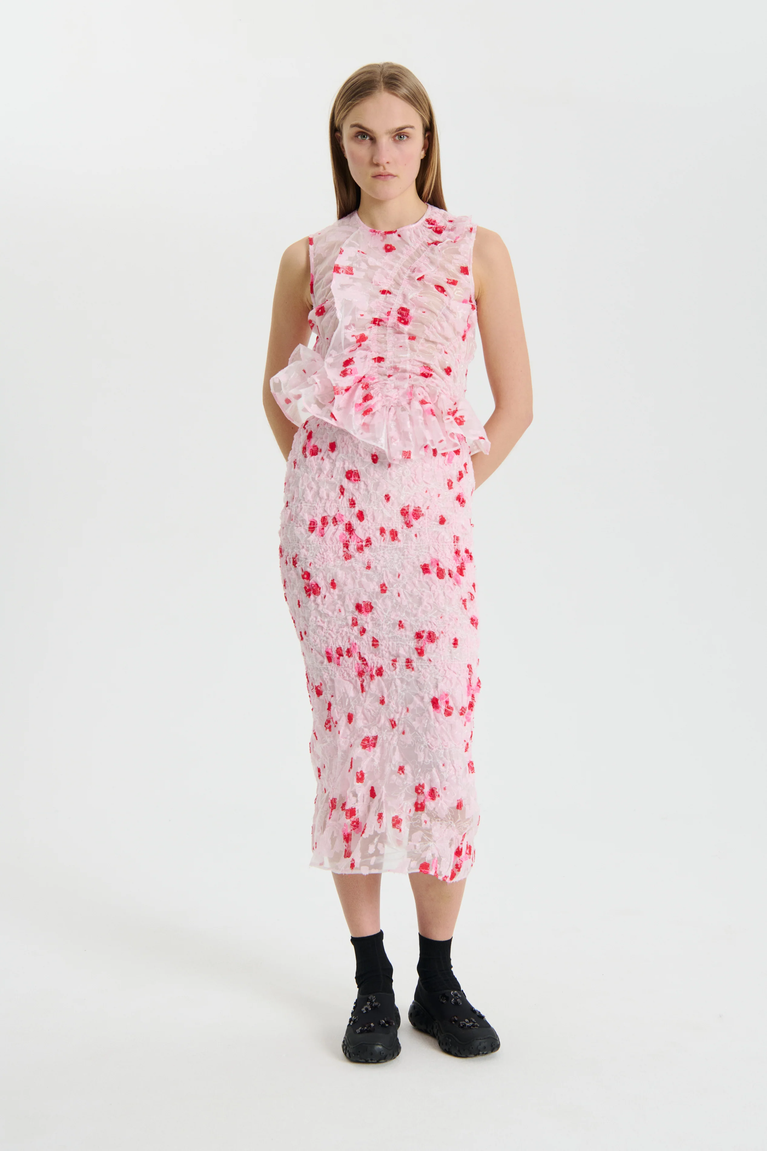 GEO | TOP YARROW FIL-COUP⦠CLEAR / LIGHT PINK