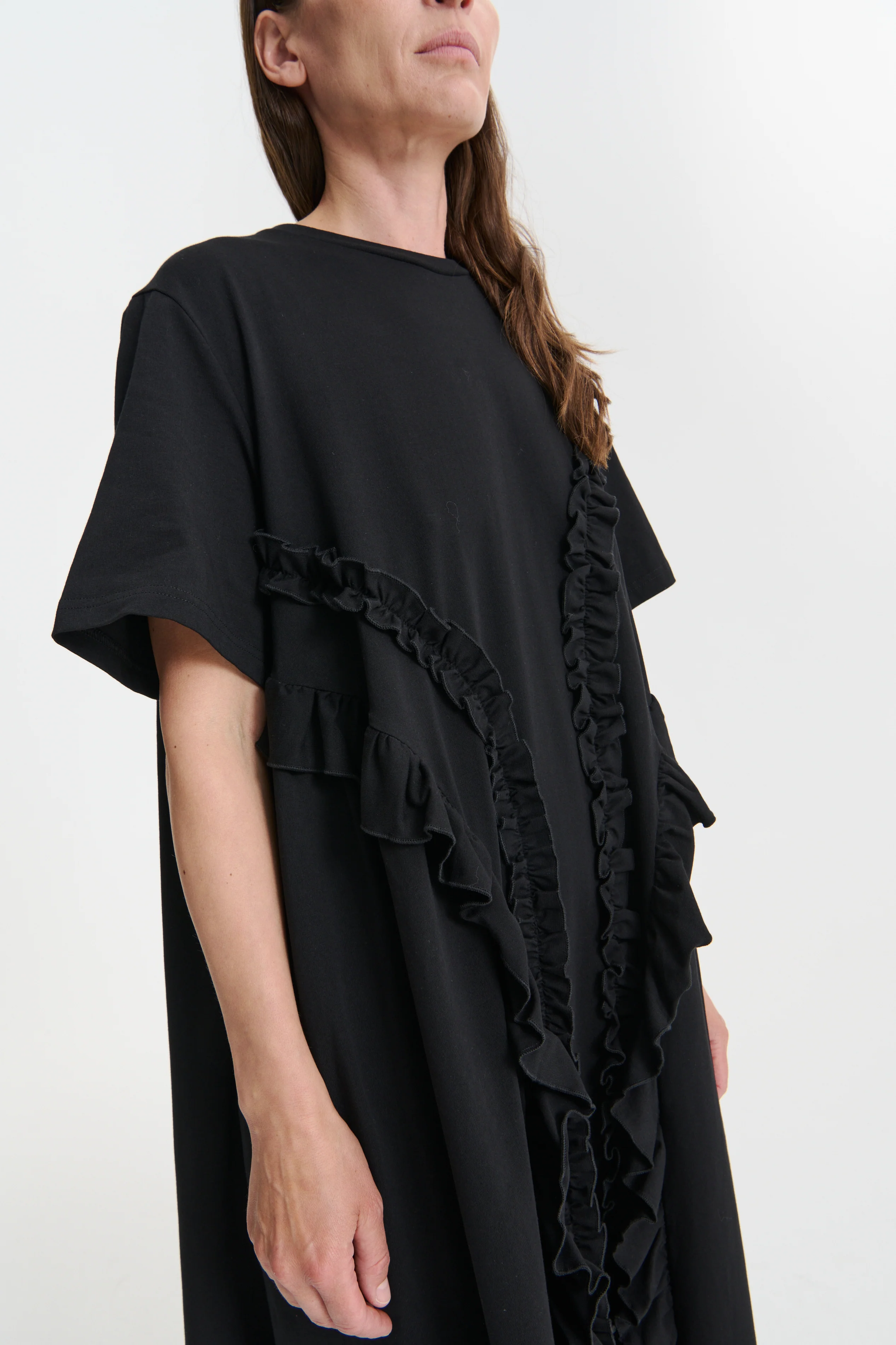 ALAINE | DRESS JERSEY | BLACK