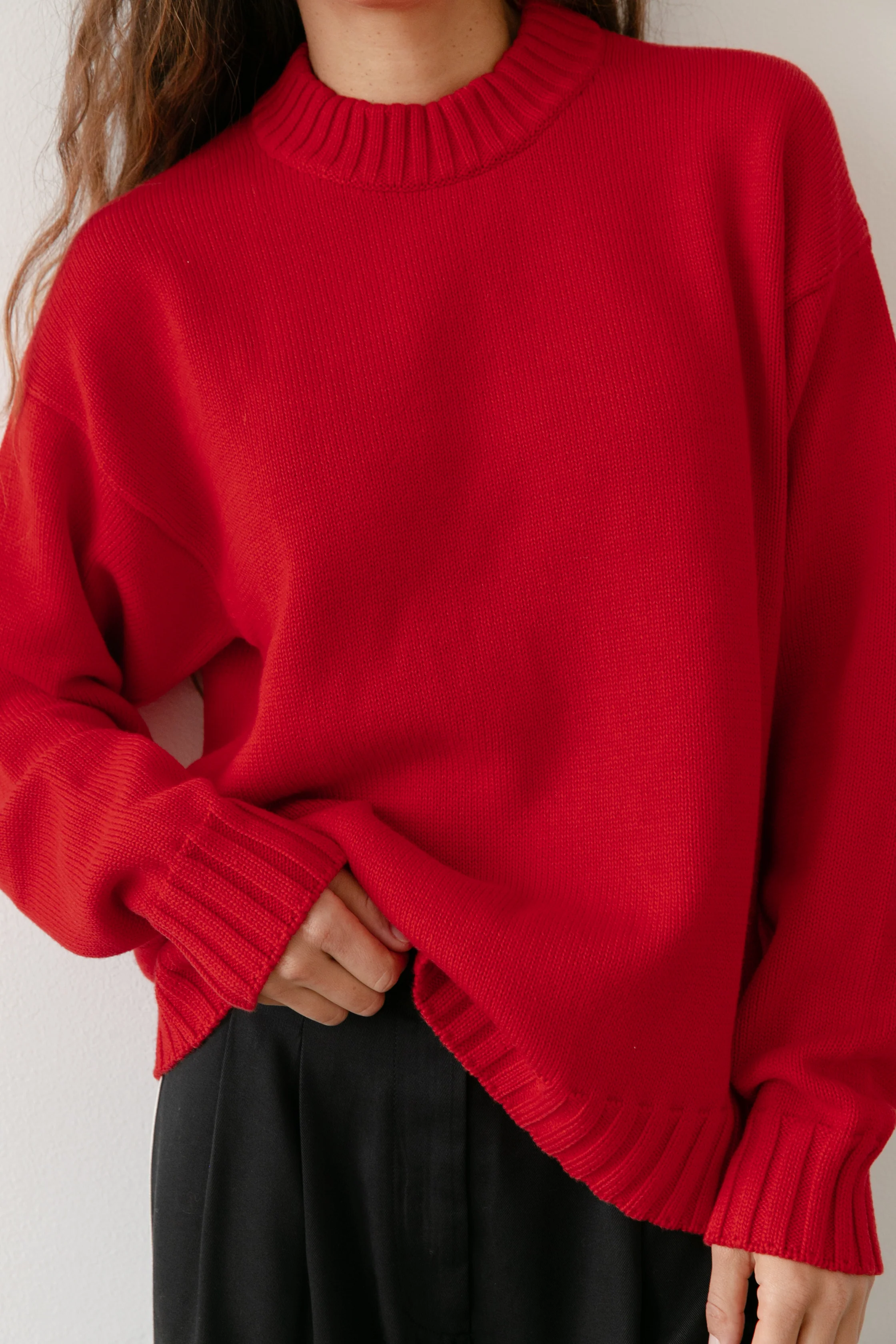 The Cotton Cashmere Crewneck Sweater