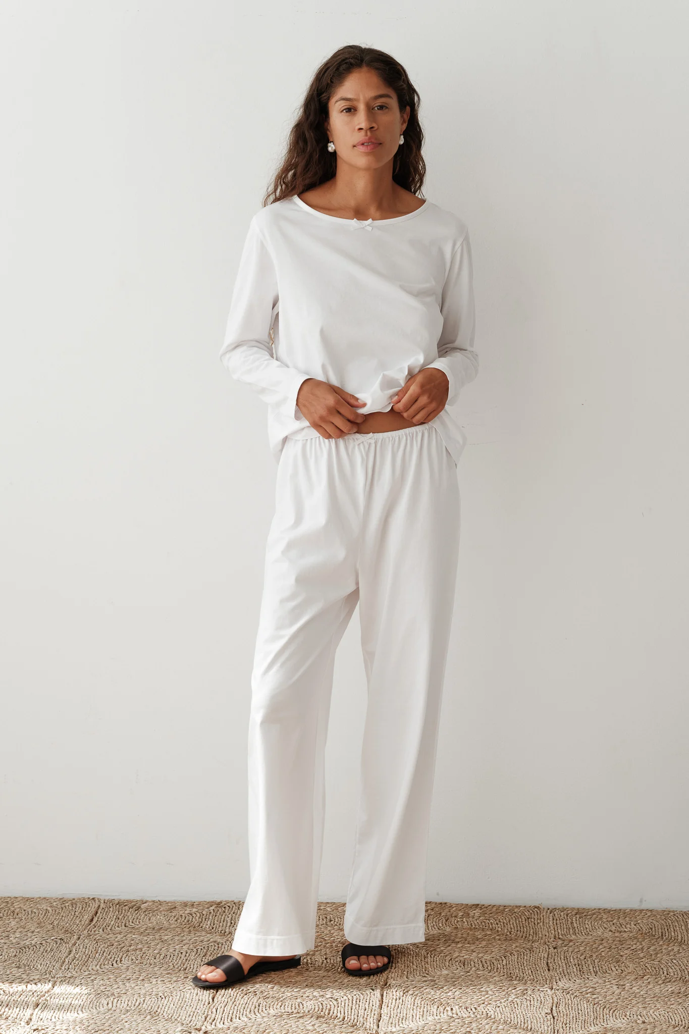 The Jersey Bow Simple Pant