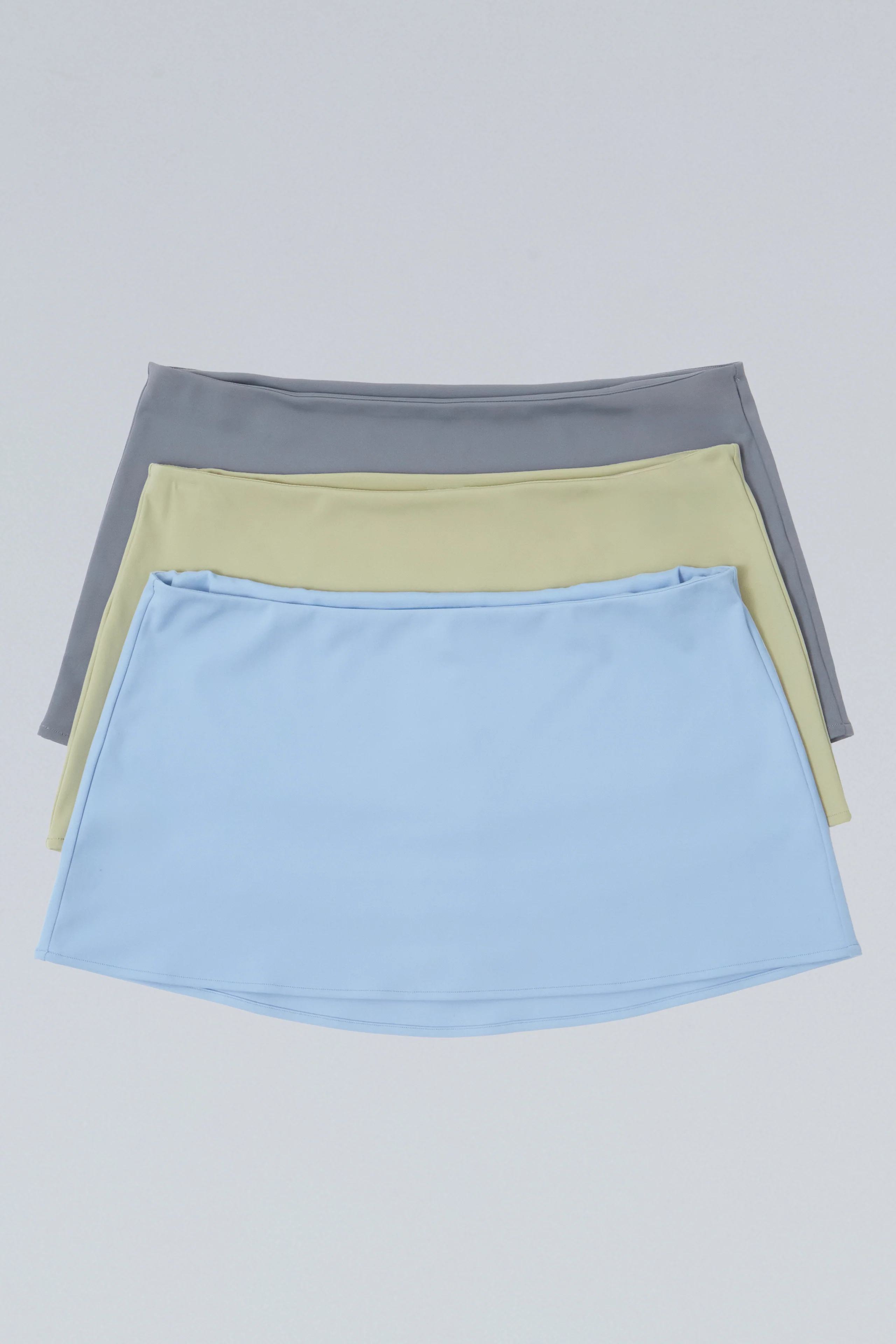 Micro Mini Stretch Skirt. 3-pack