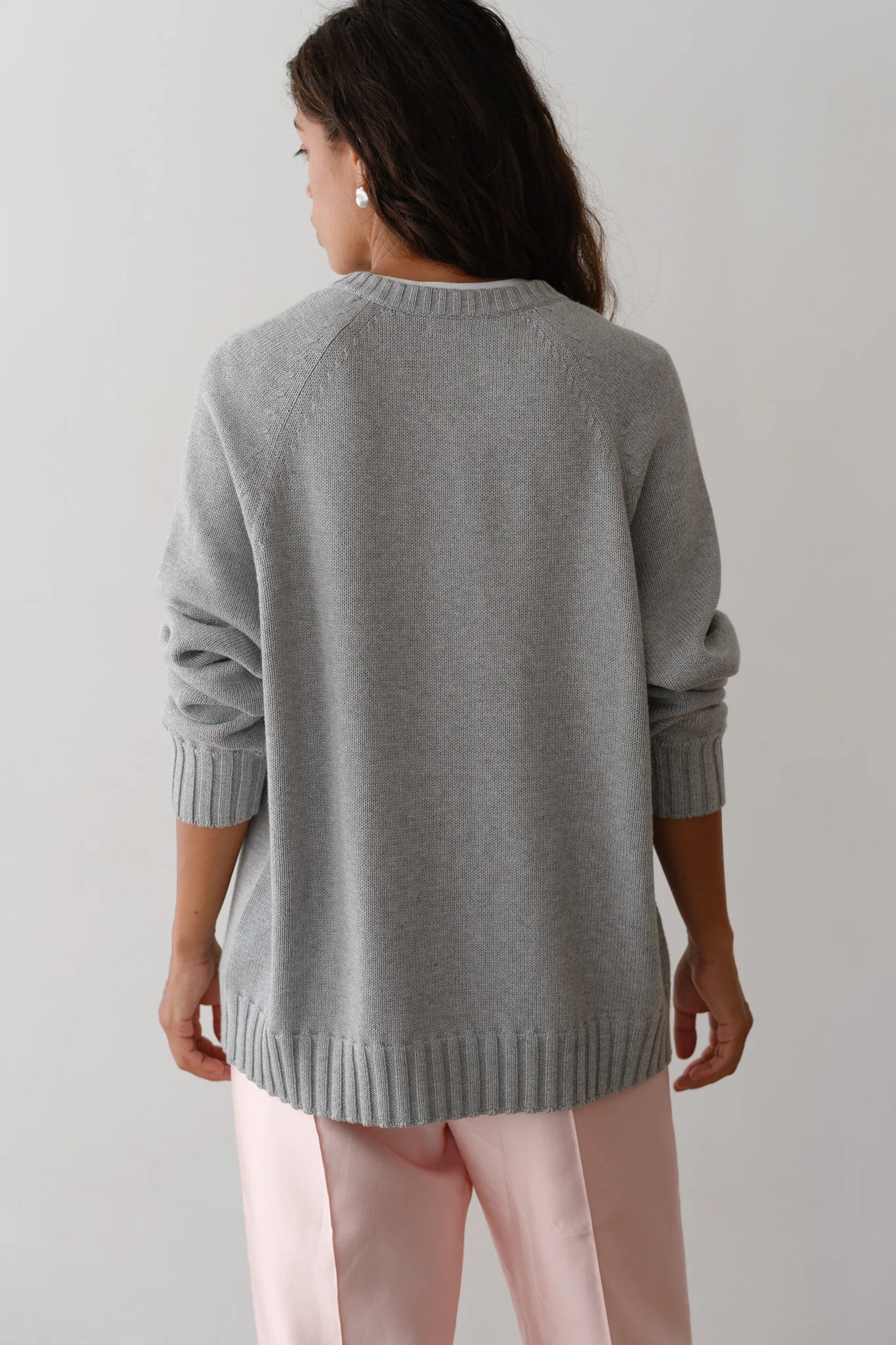 The Cotton Cashmere V-Neck Sweater
