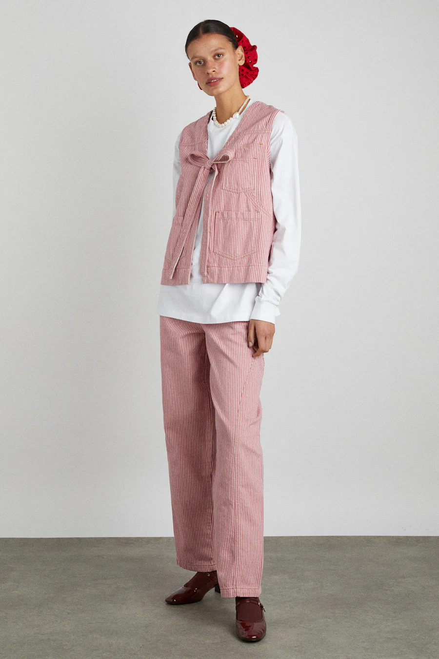 dion jean - pink stripe