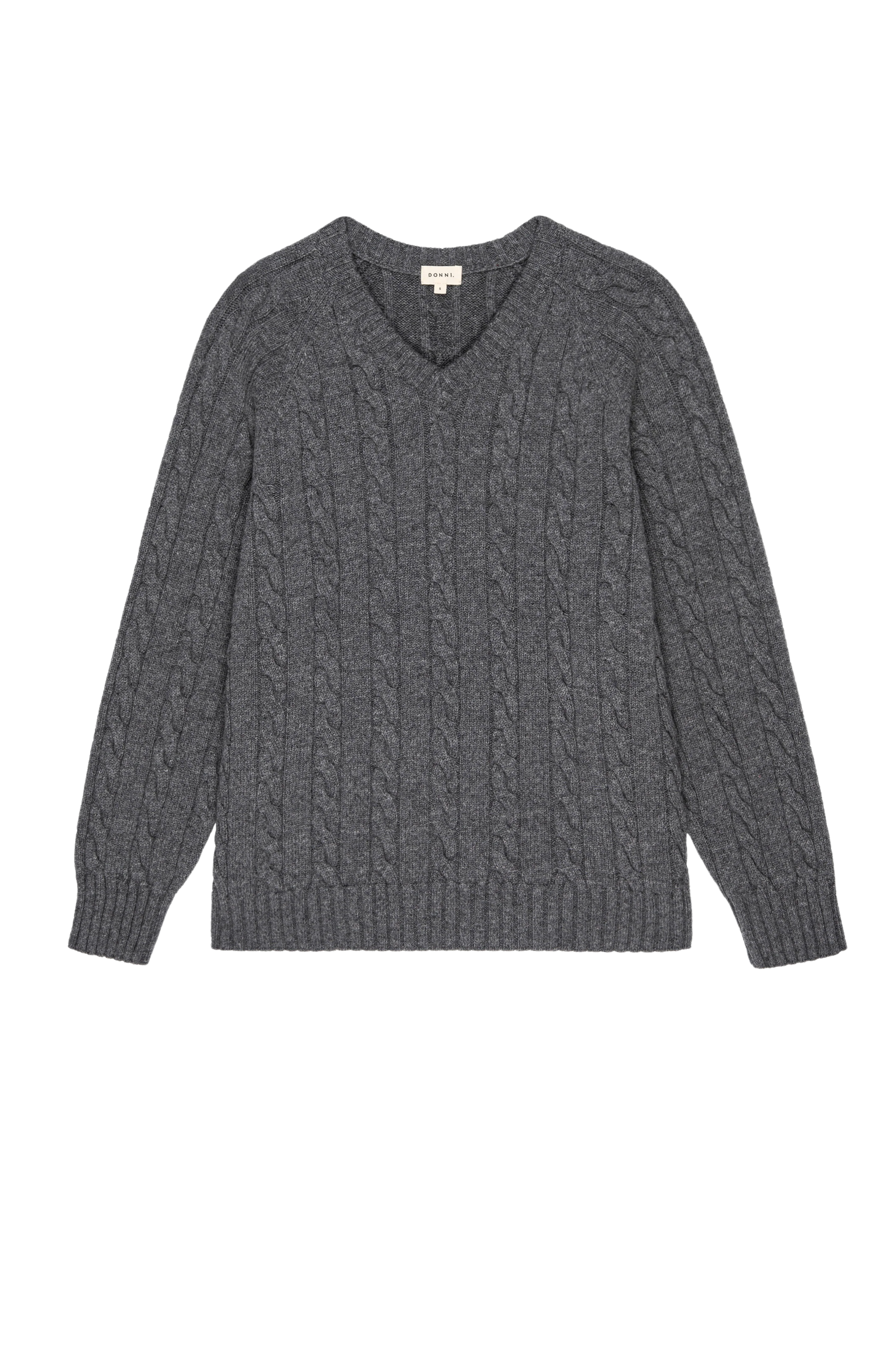The Cable V-Neck Sweater