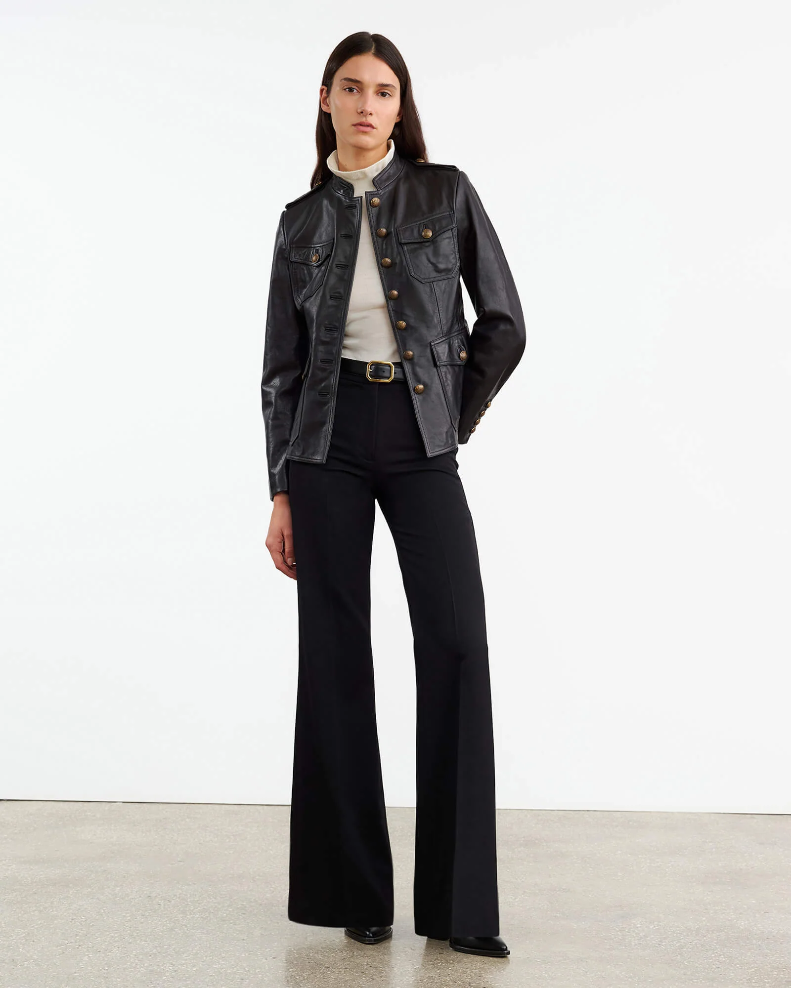 GERALDINE LEATHER JACKET