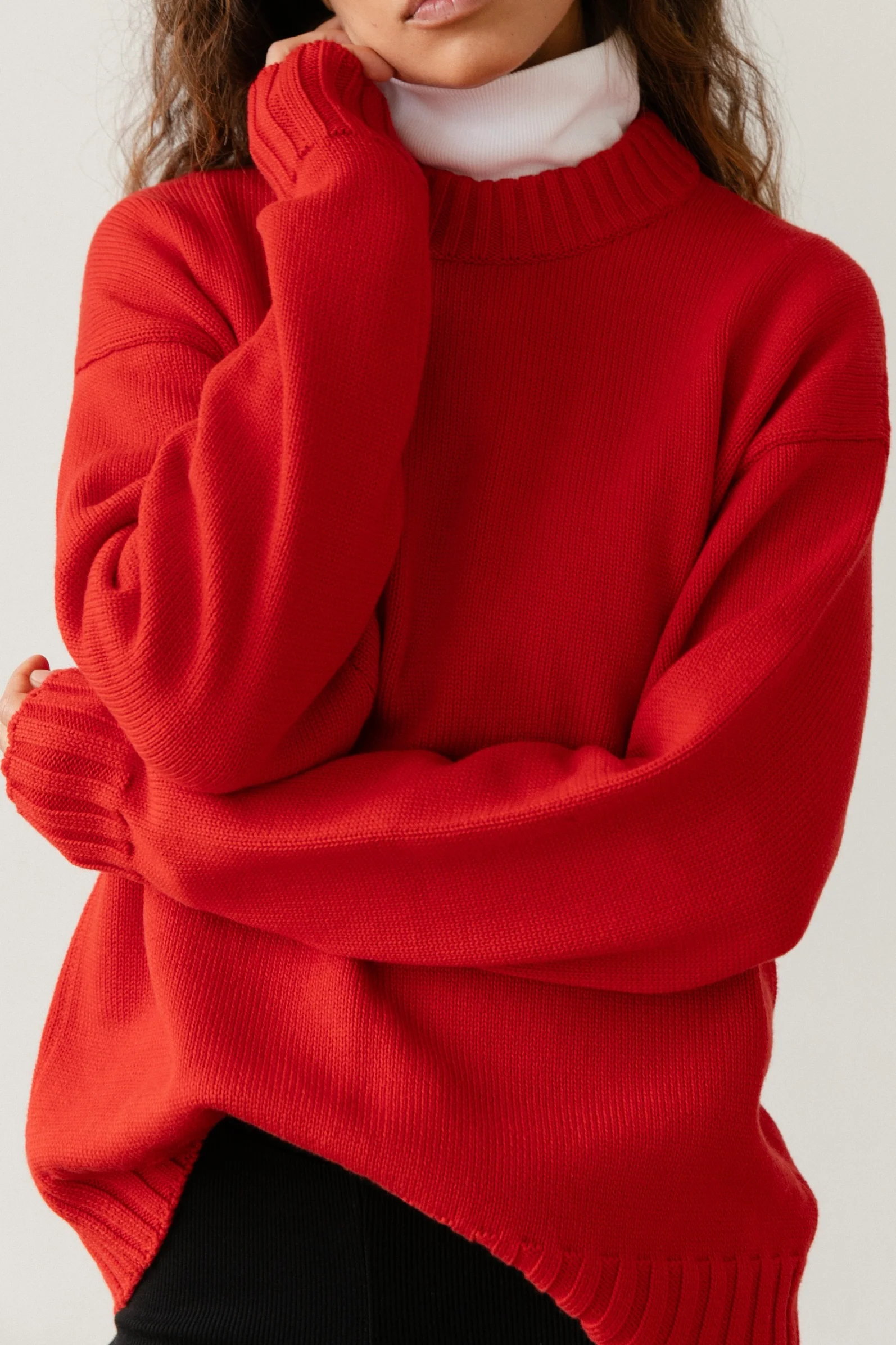 The Cotton Cashmere Crewneck Sweater