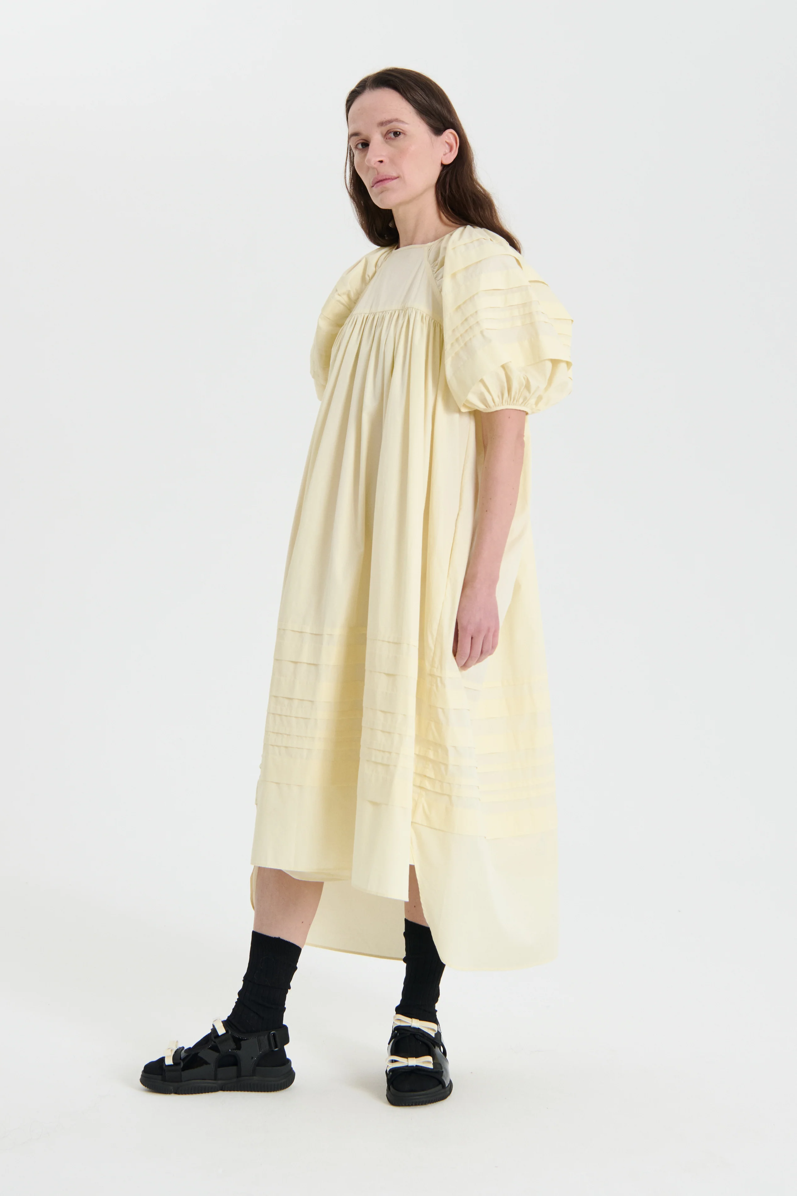 PENELOPE | DRESS COTTON SOFT YELLOW