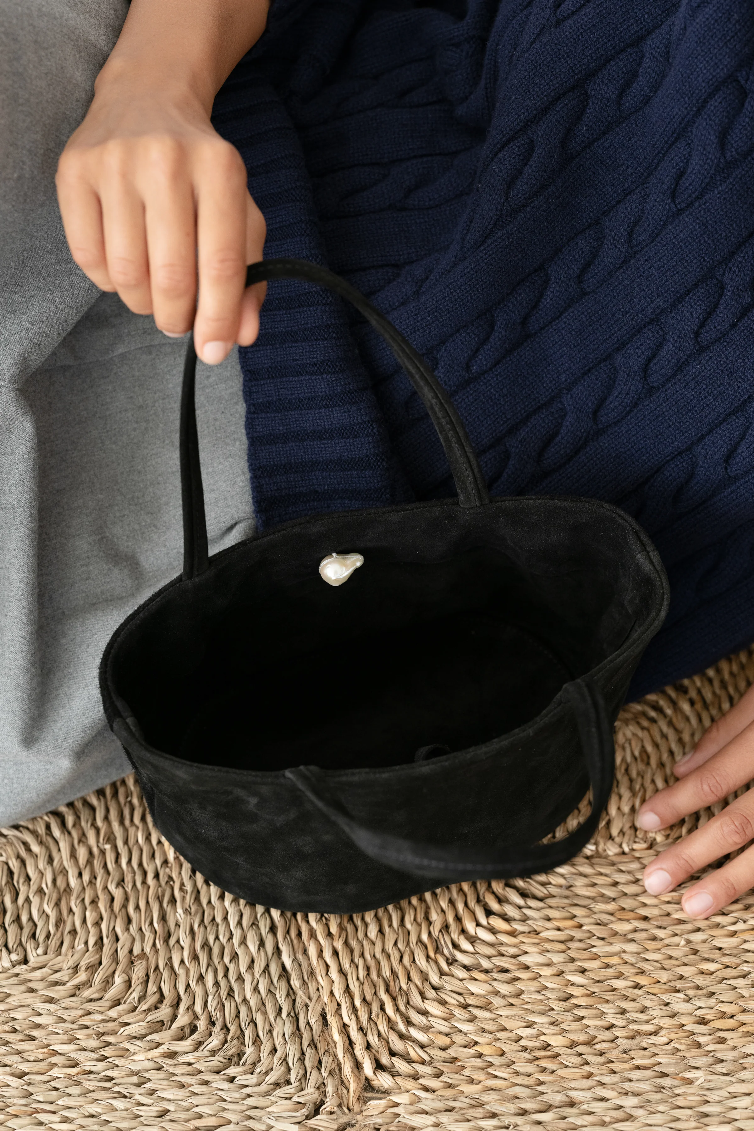 The Lady Suede Bag