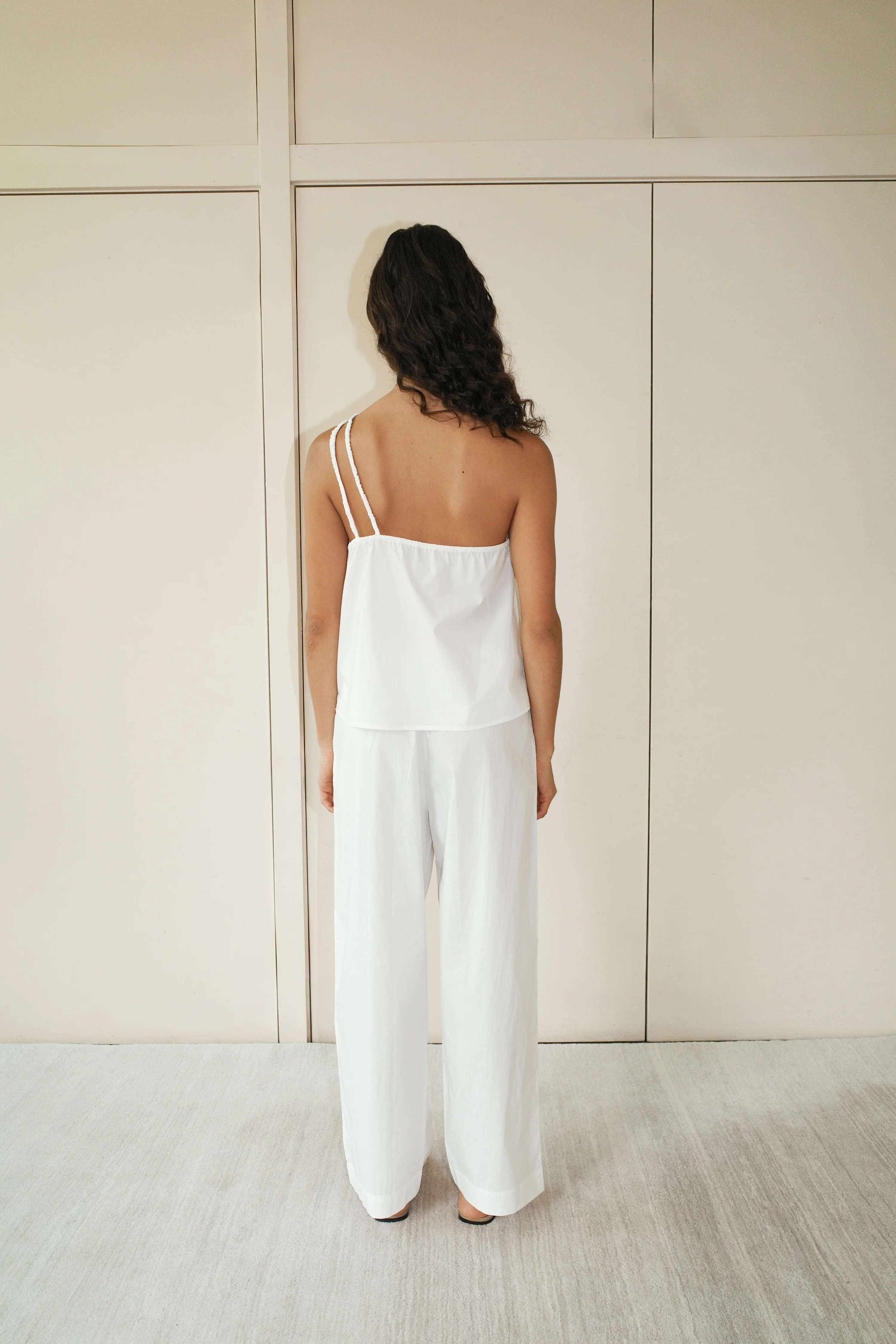 Shoulder Top - White