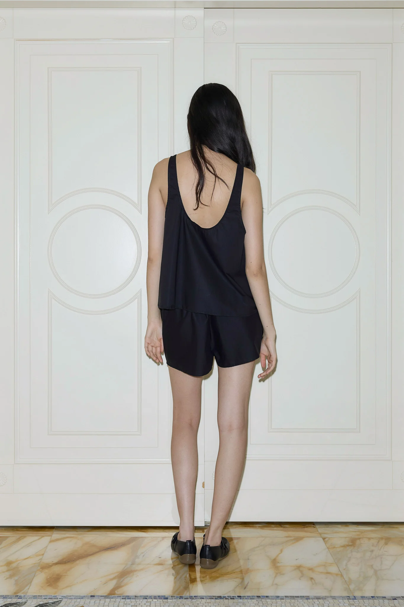 U Shape Cotton Set - Black