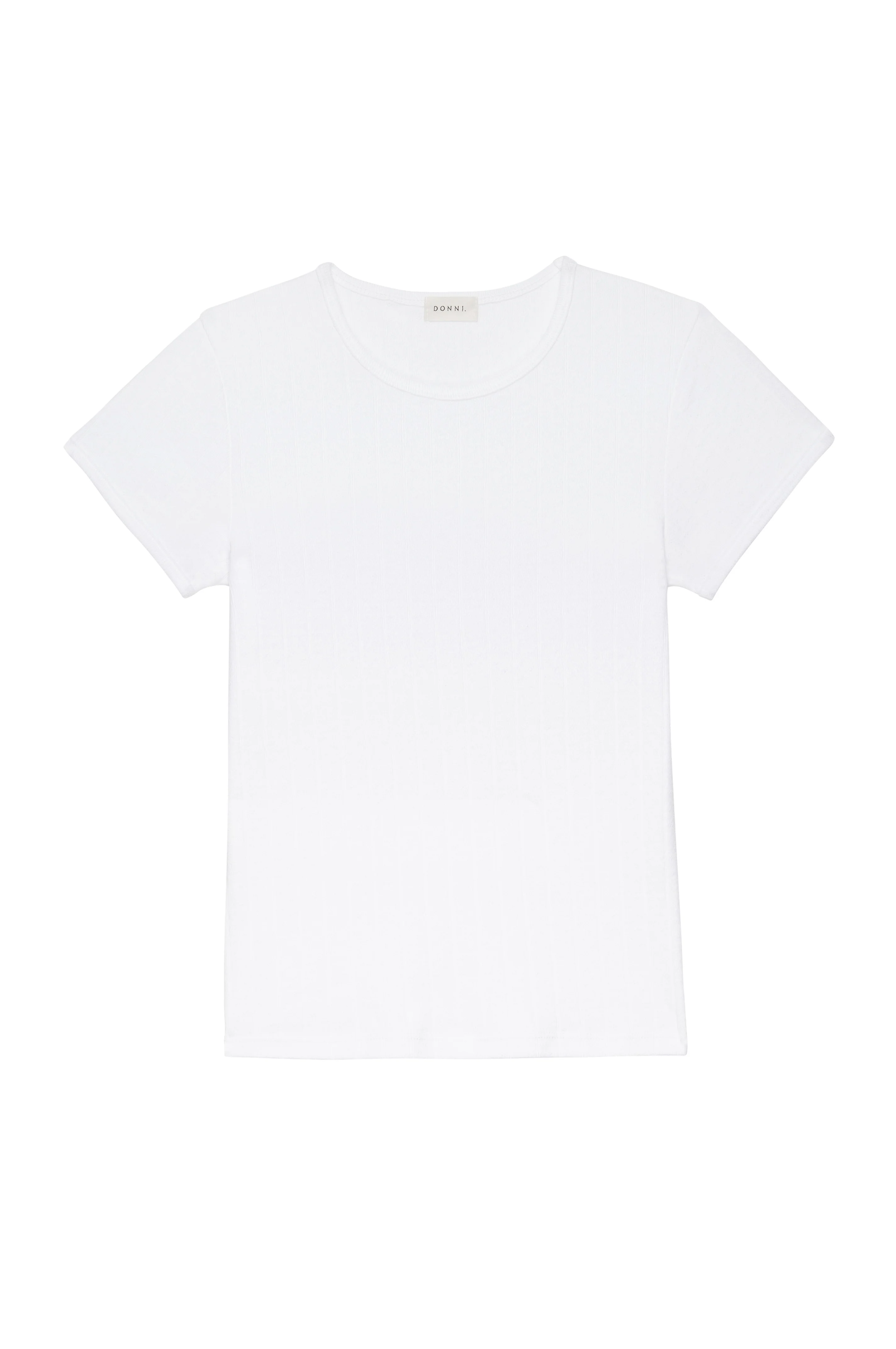 The Pointelle Baby Tee