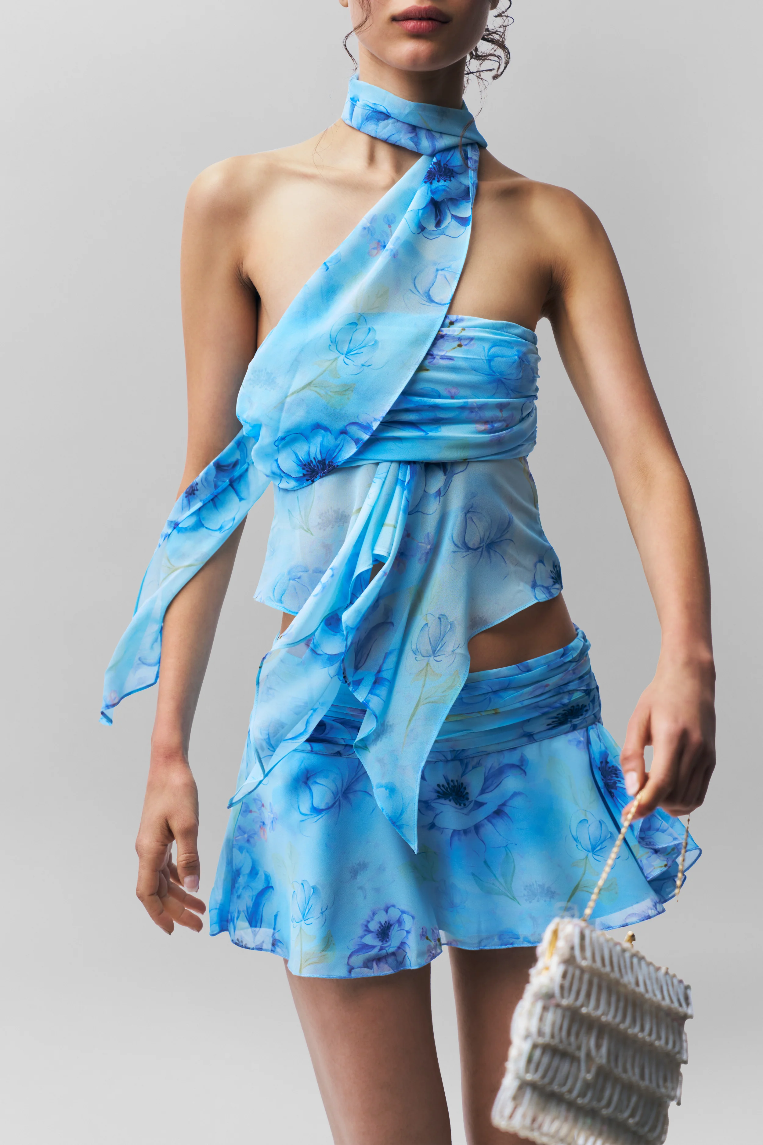 Chiffon Wrap Around Top