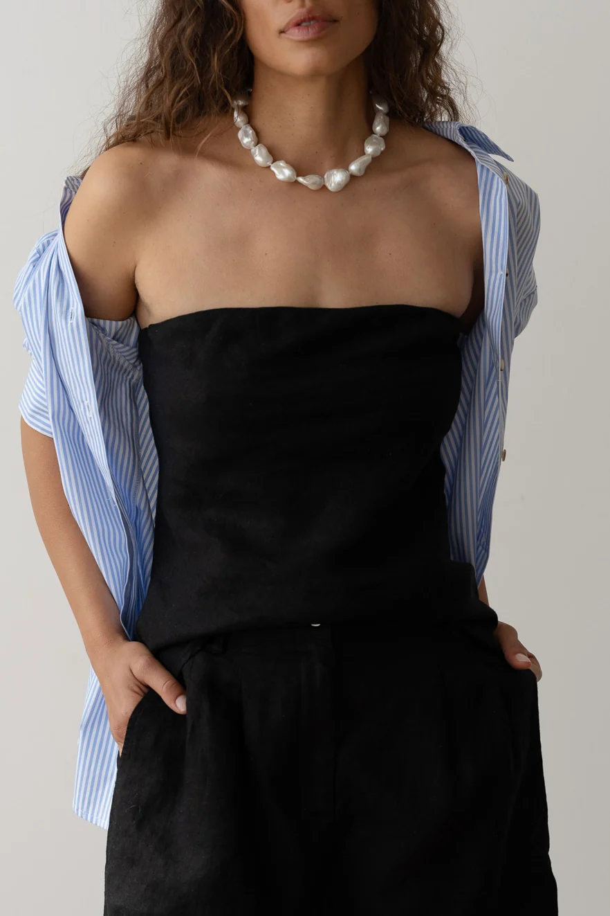 The Linen Tube Top