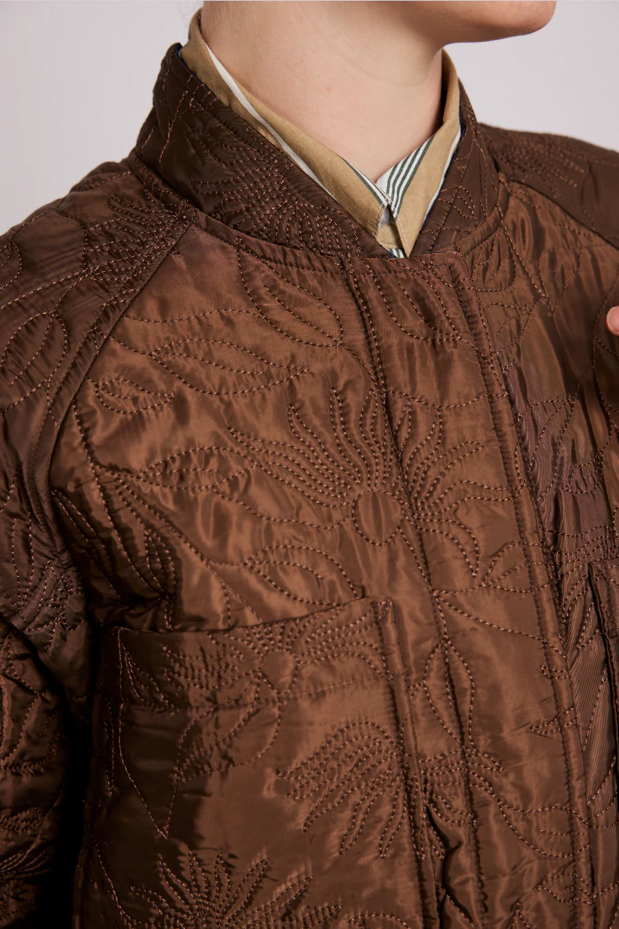 susie quilted reversible bomber