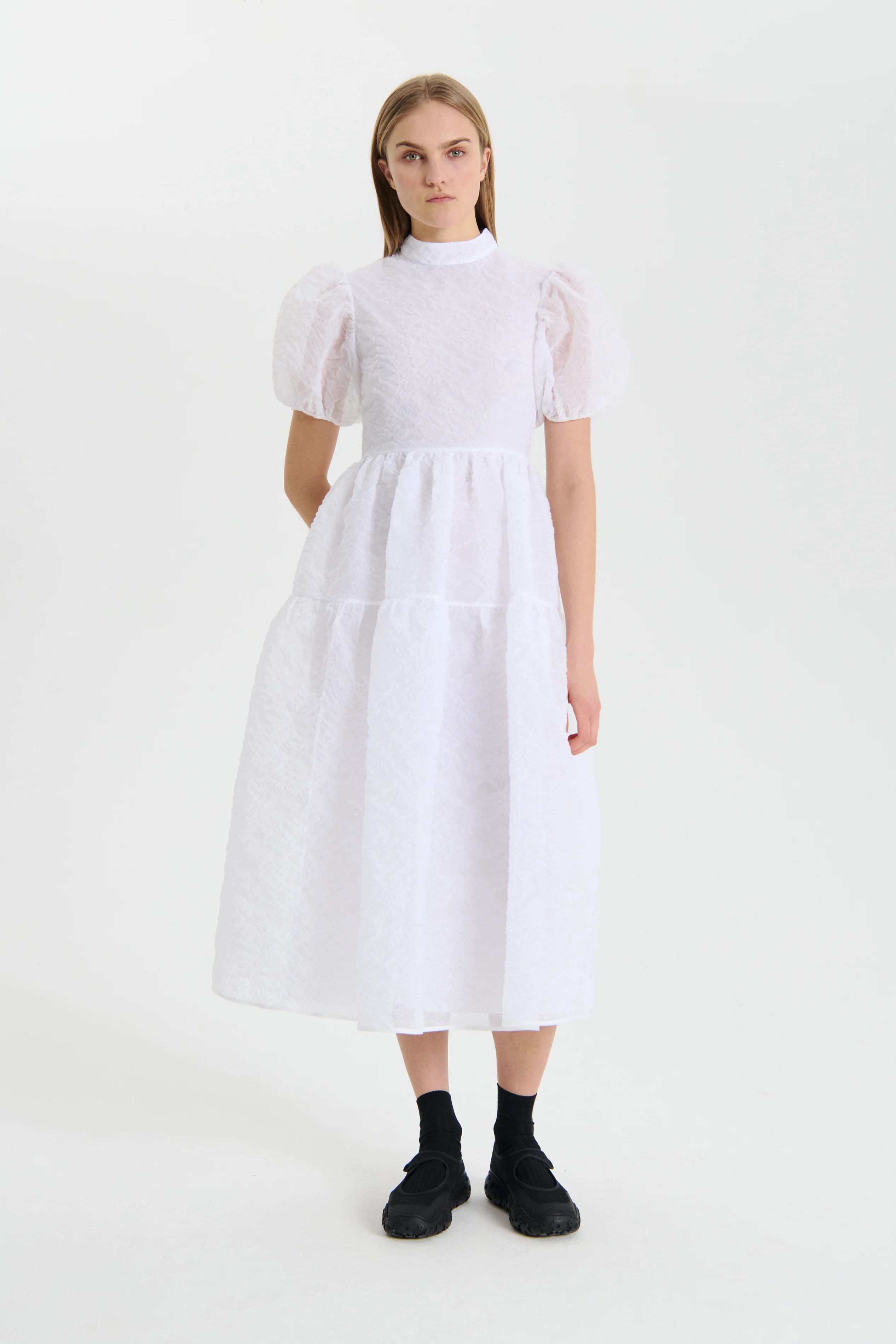 KELLY | DRESS POSY MATELASS… WHITE