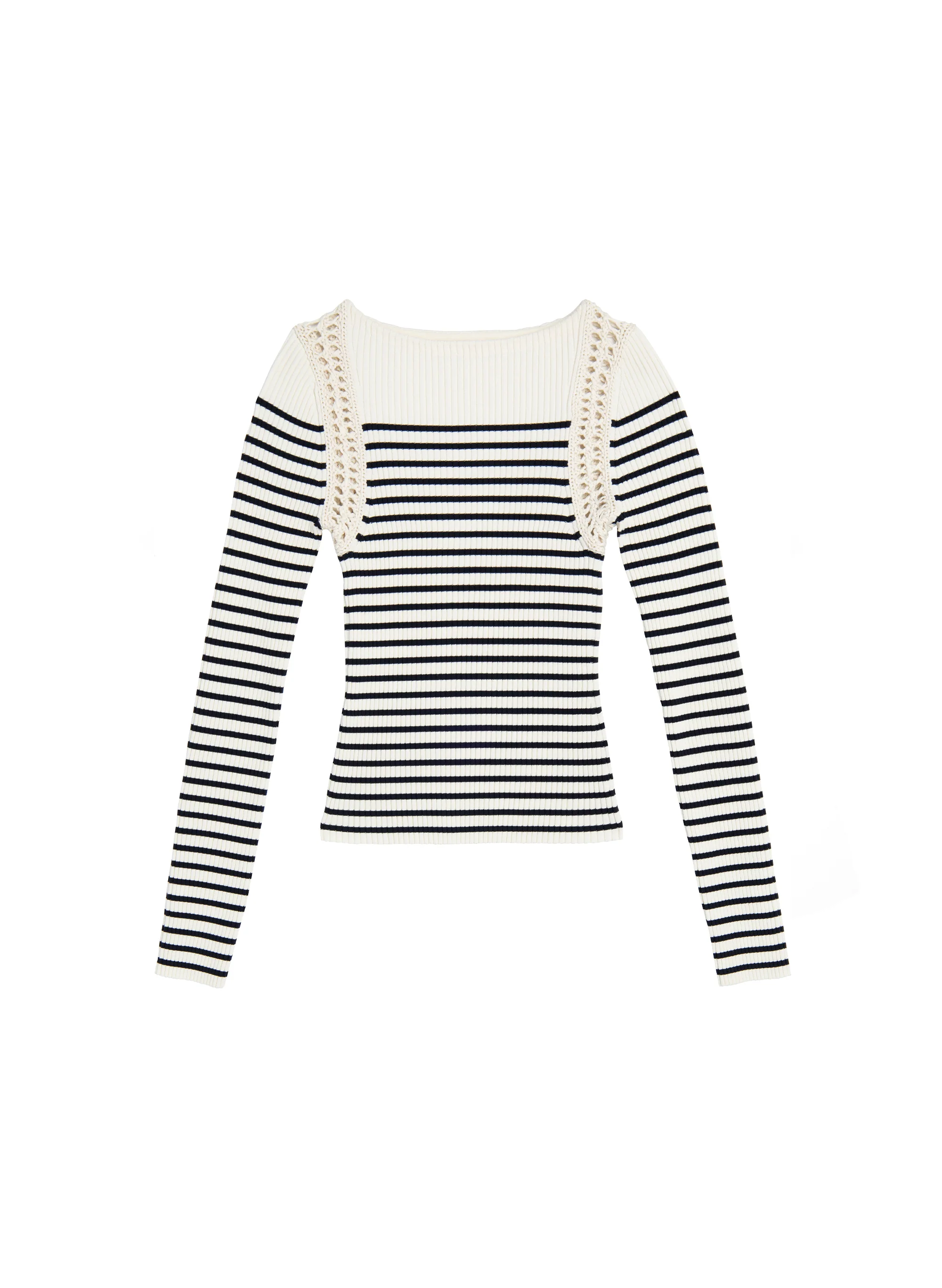 Isa Crochet Trim Top