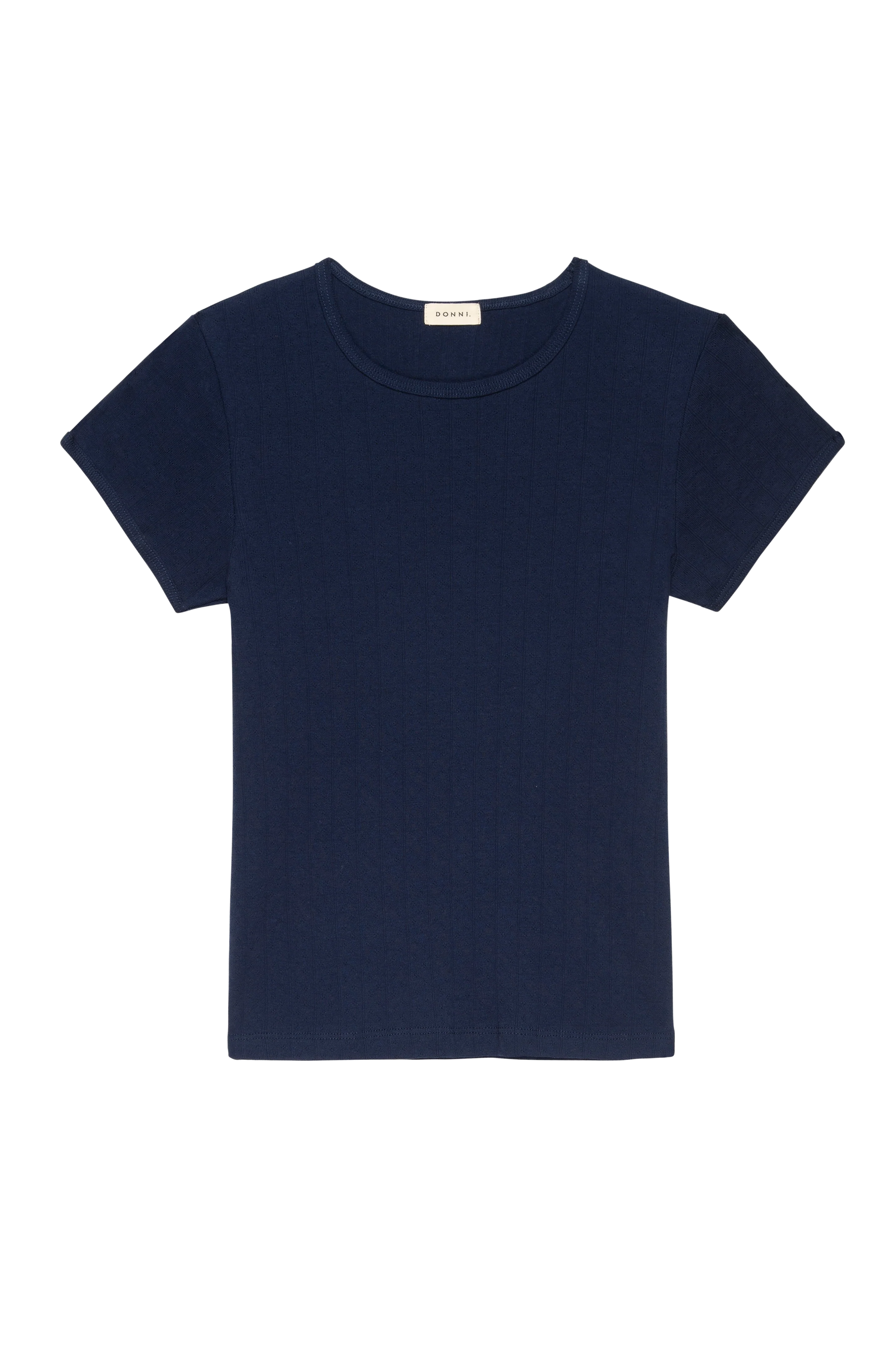 The Pointelle Baby Tee