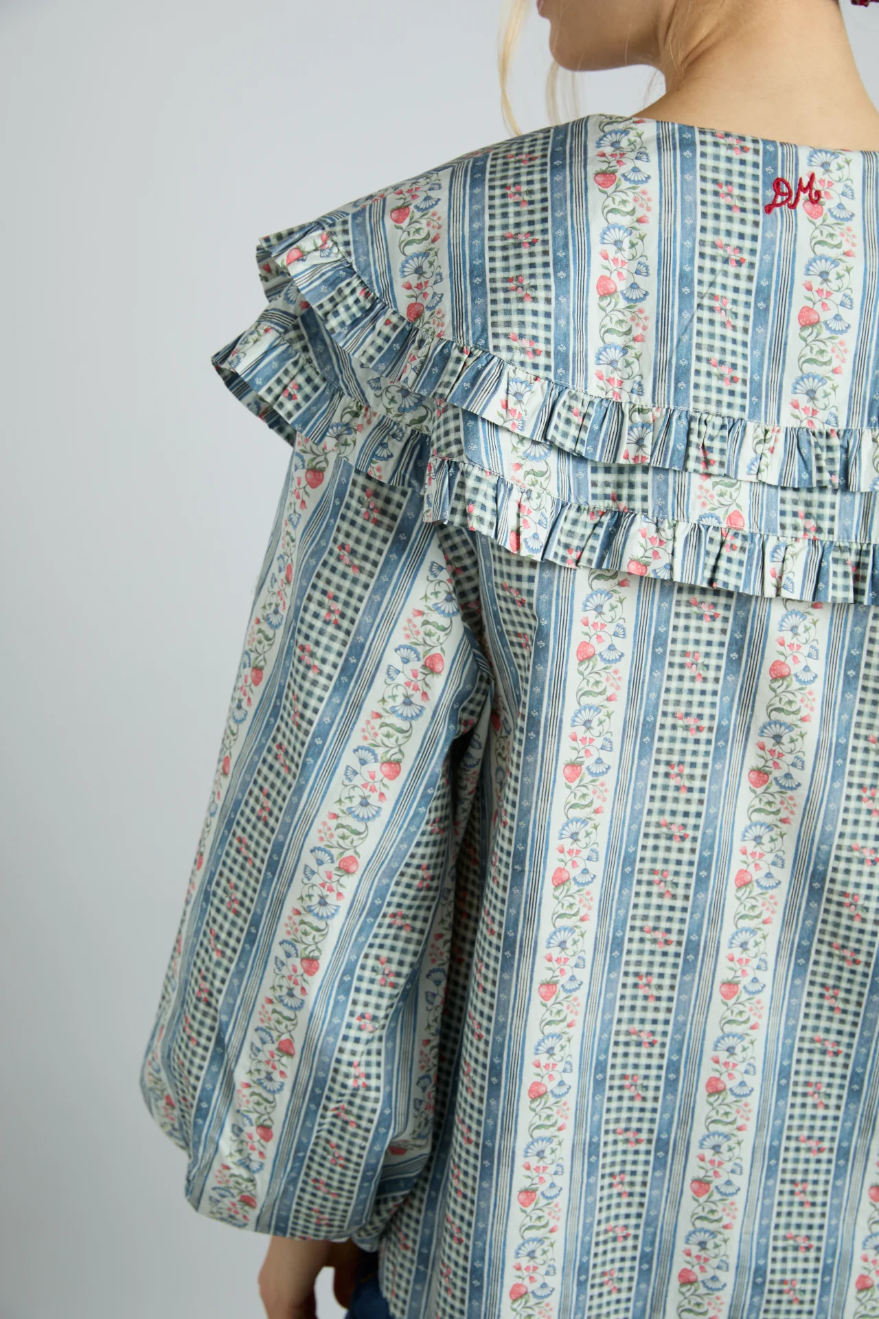 lois blouse - wallpaper floral