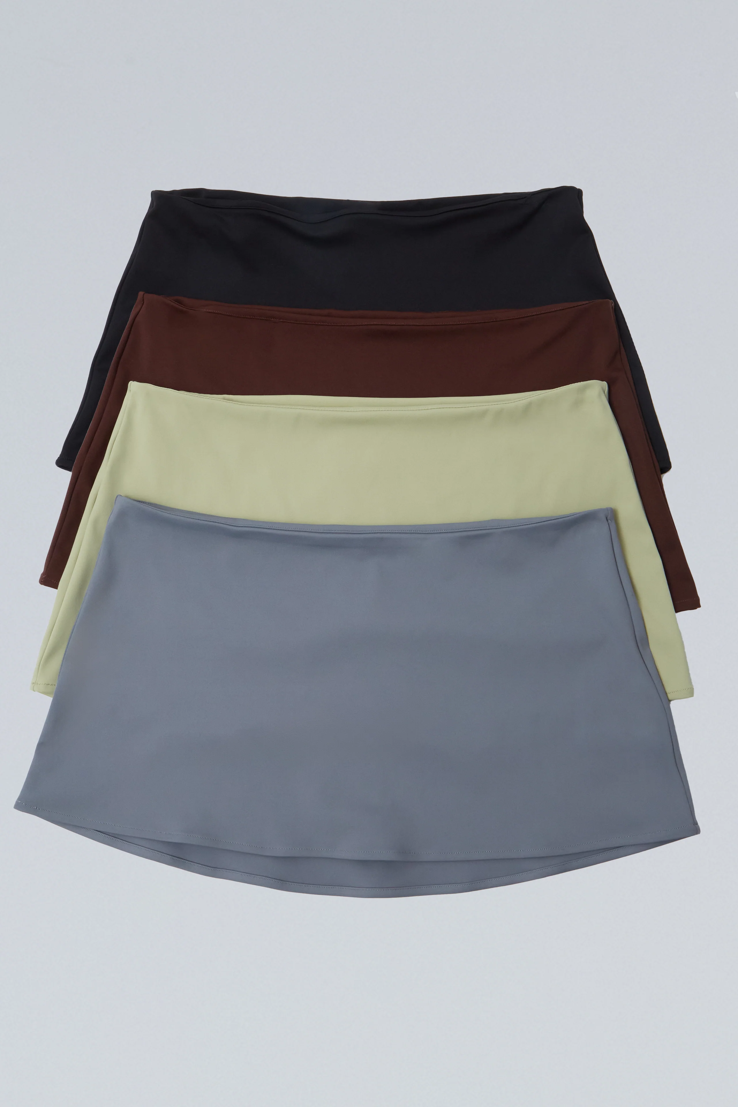 Micro Mini Stretch Skirt. 4-pack