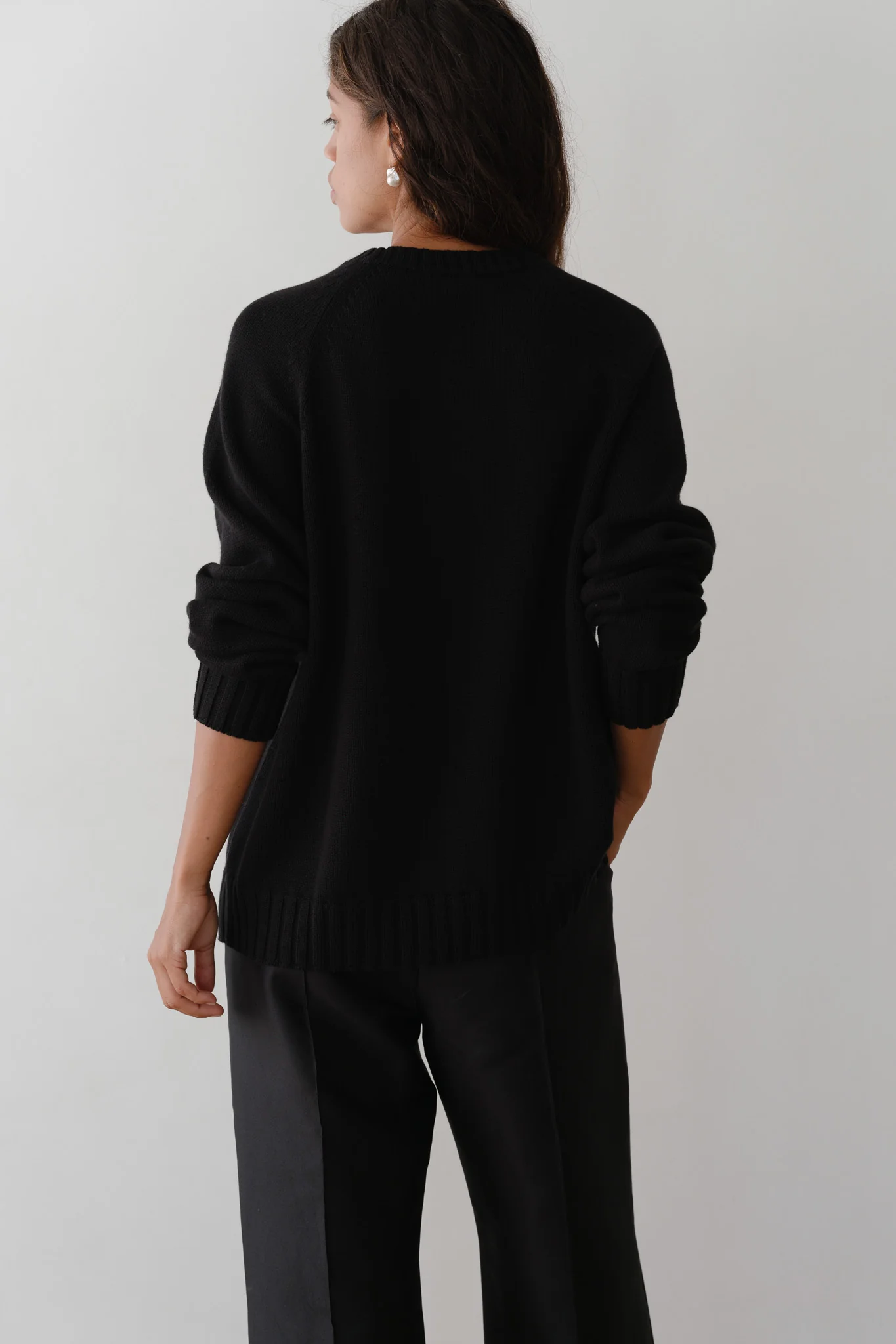 The Cotton Cashmere V-Neck Sweater