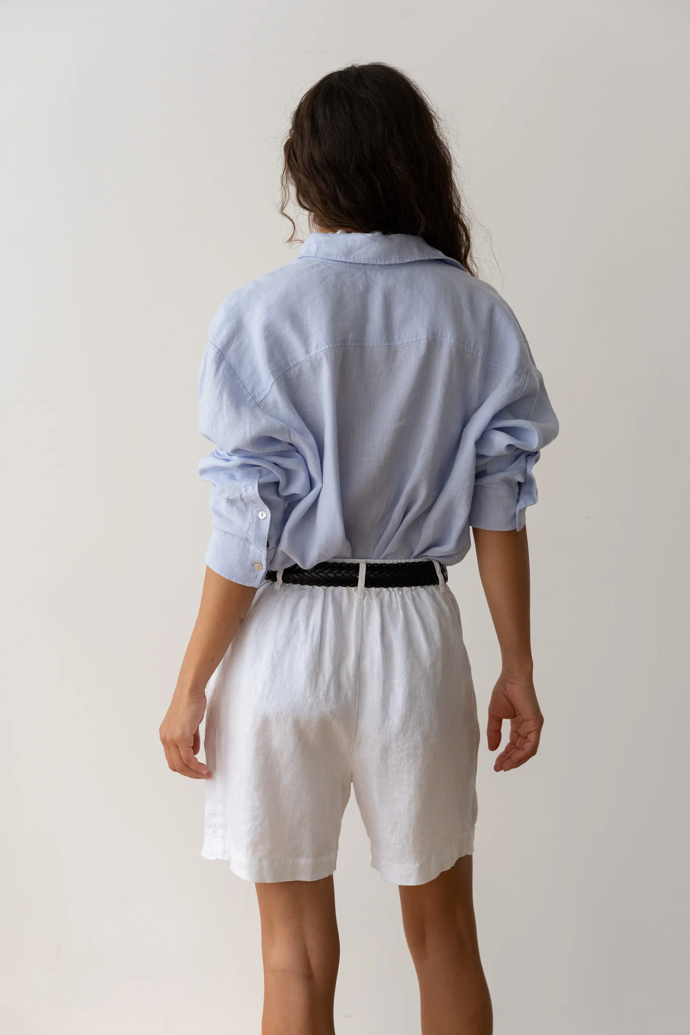 The Linen Pleated Short
