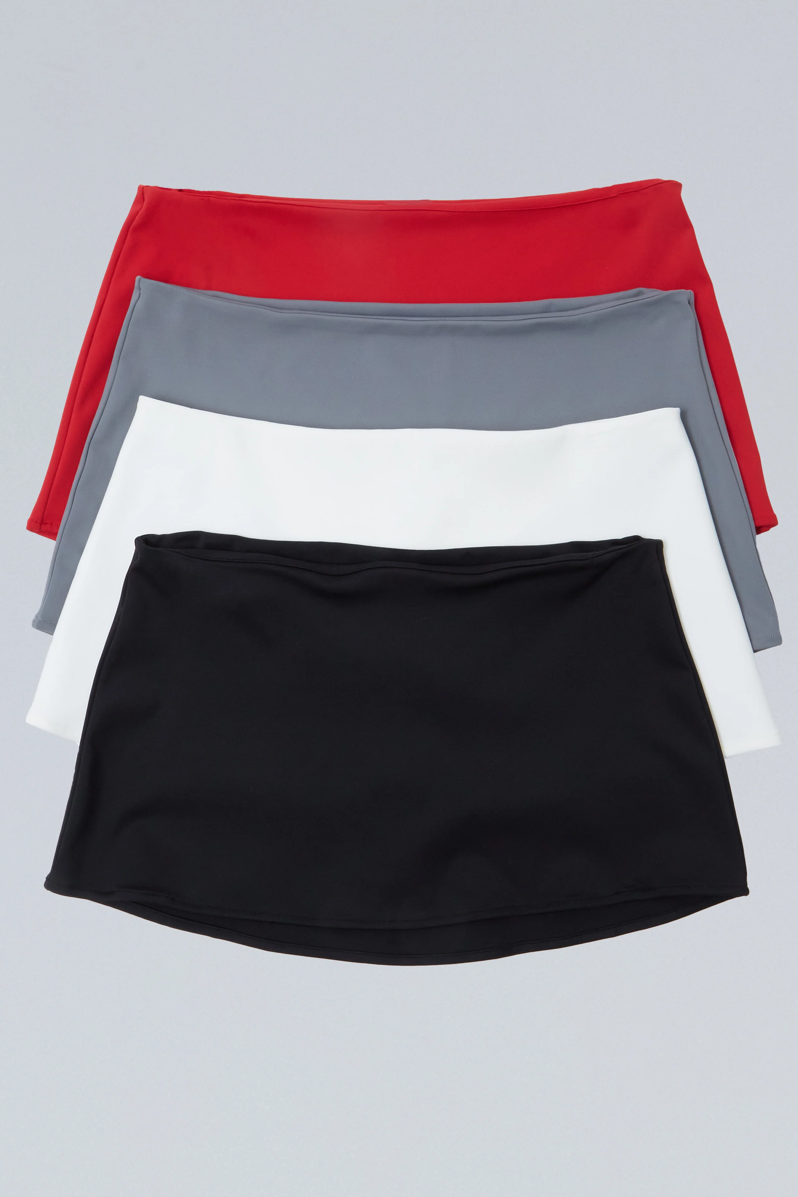 Micro Mini Stretch Skirt. 4-pack