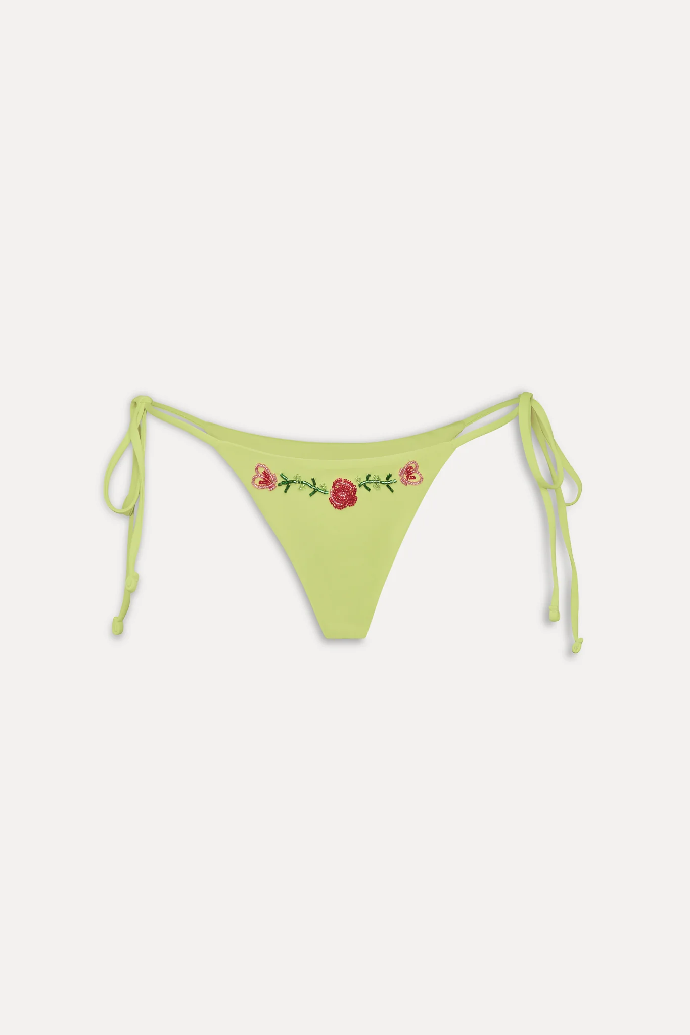 Divine Skimpy String Bikini Bottom - Lily Pad