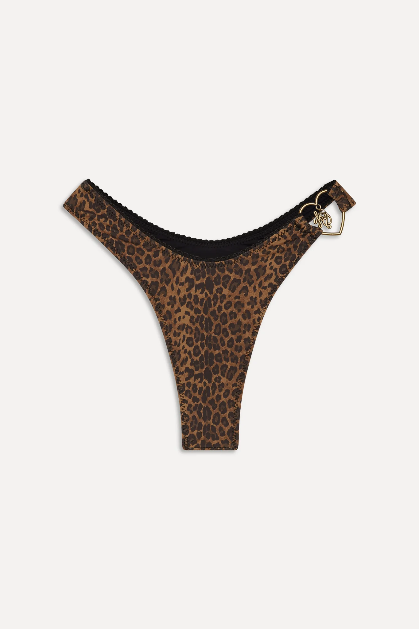 x BELLA HADID Full Moon Bikini Bottom - Lucky Leopard