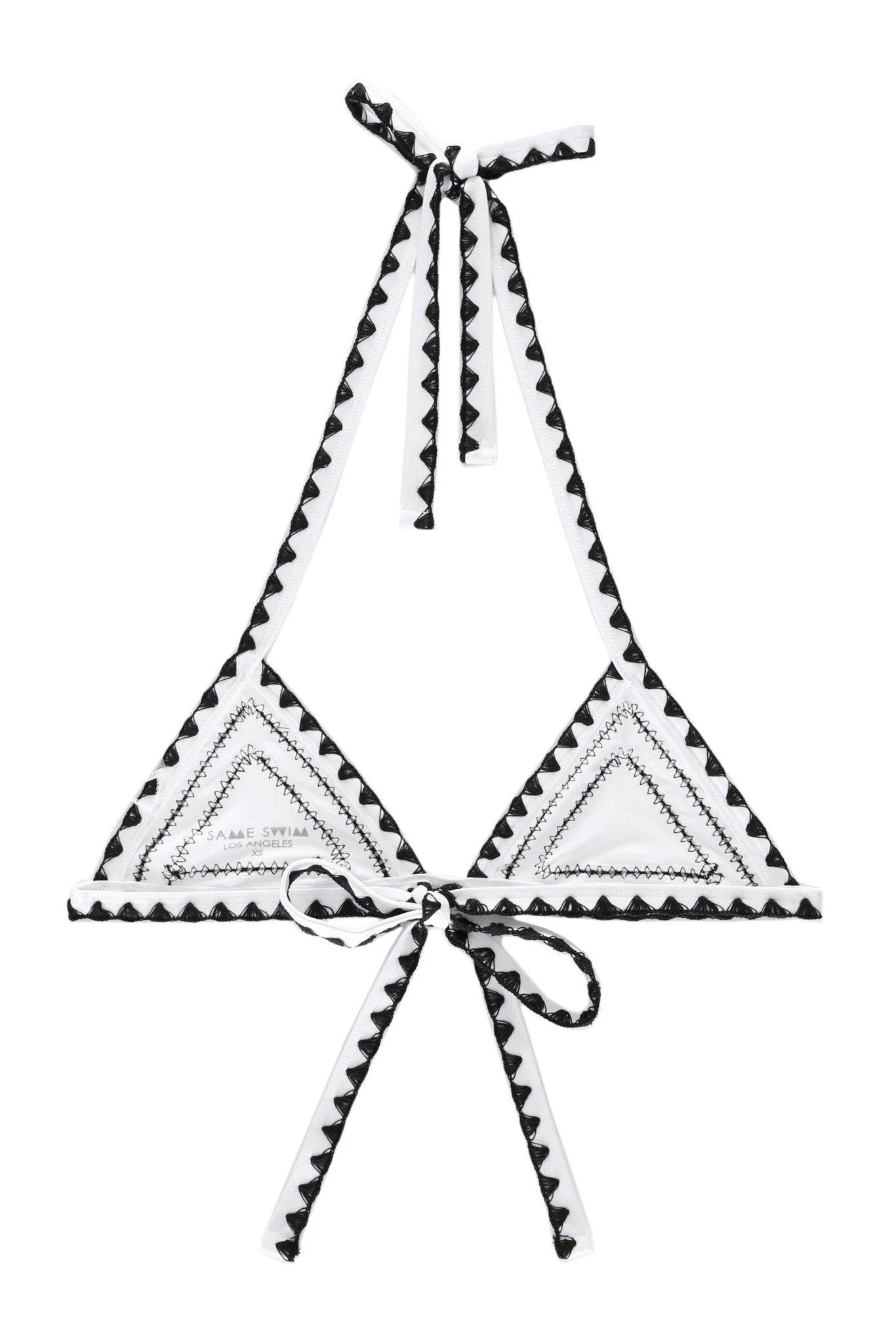 The Catch Triangle Top (Blanc/Noir)
