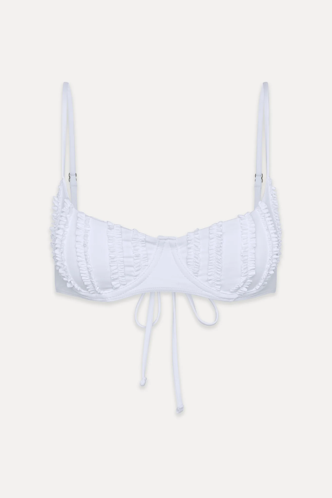 Cola Underwire Bikini Top - Optic White