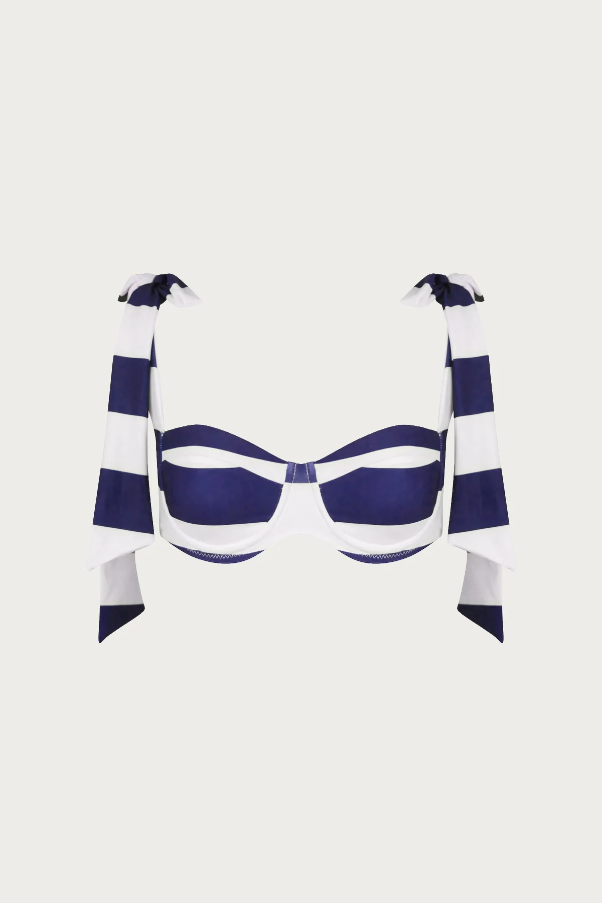 The Lady Bra (Navy/Cream Stripe)