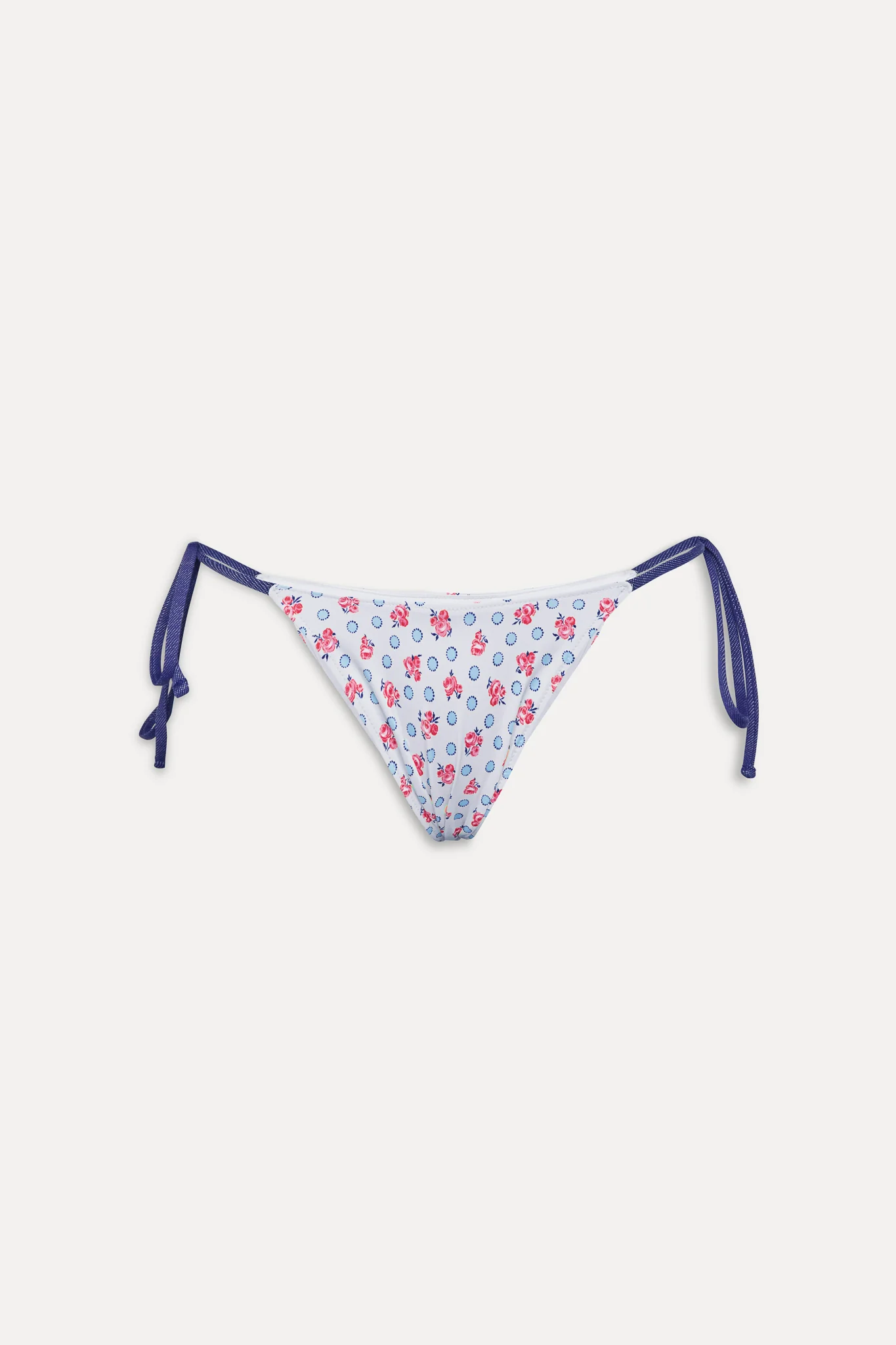 Mackenzie Cheeky String Bikini Bottom - Wild Rose