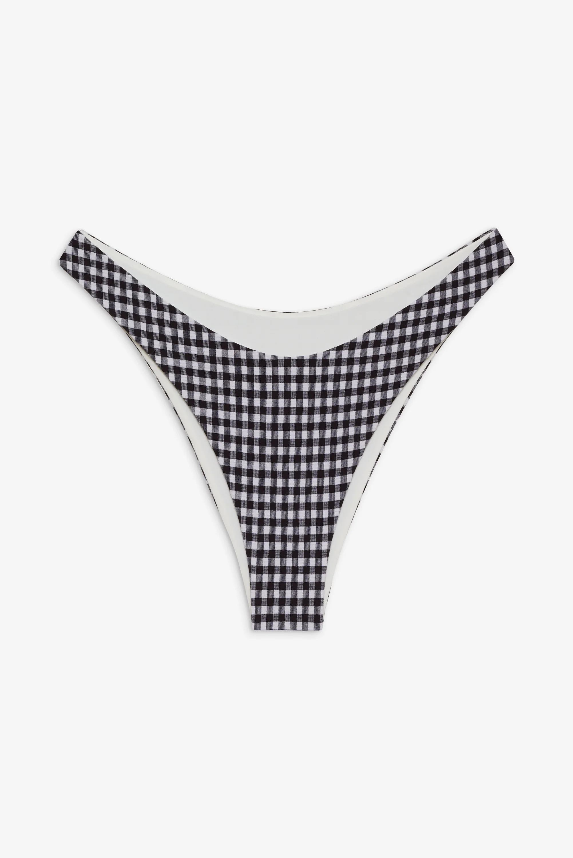 Dove Gingham Bikini Bottom - Blackberry Gingham