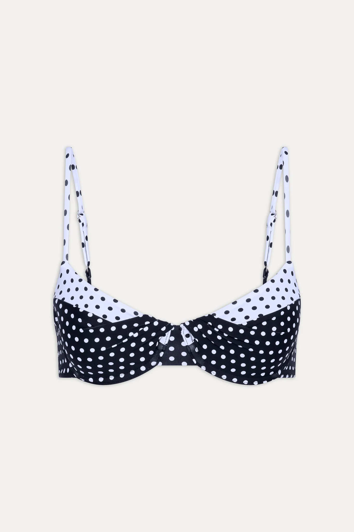 Savannah Underwire Bikini Top - Classic Polka Dot