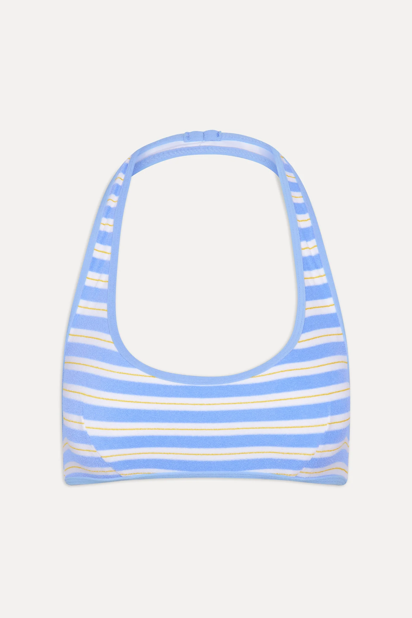 Skyler Striped Halter Bikini Top - Ashbury Stripe