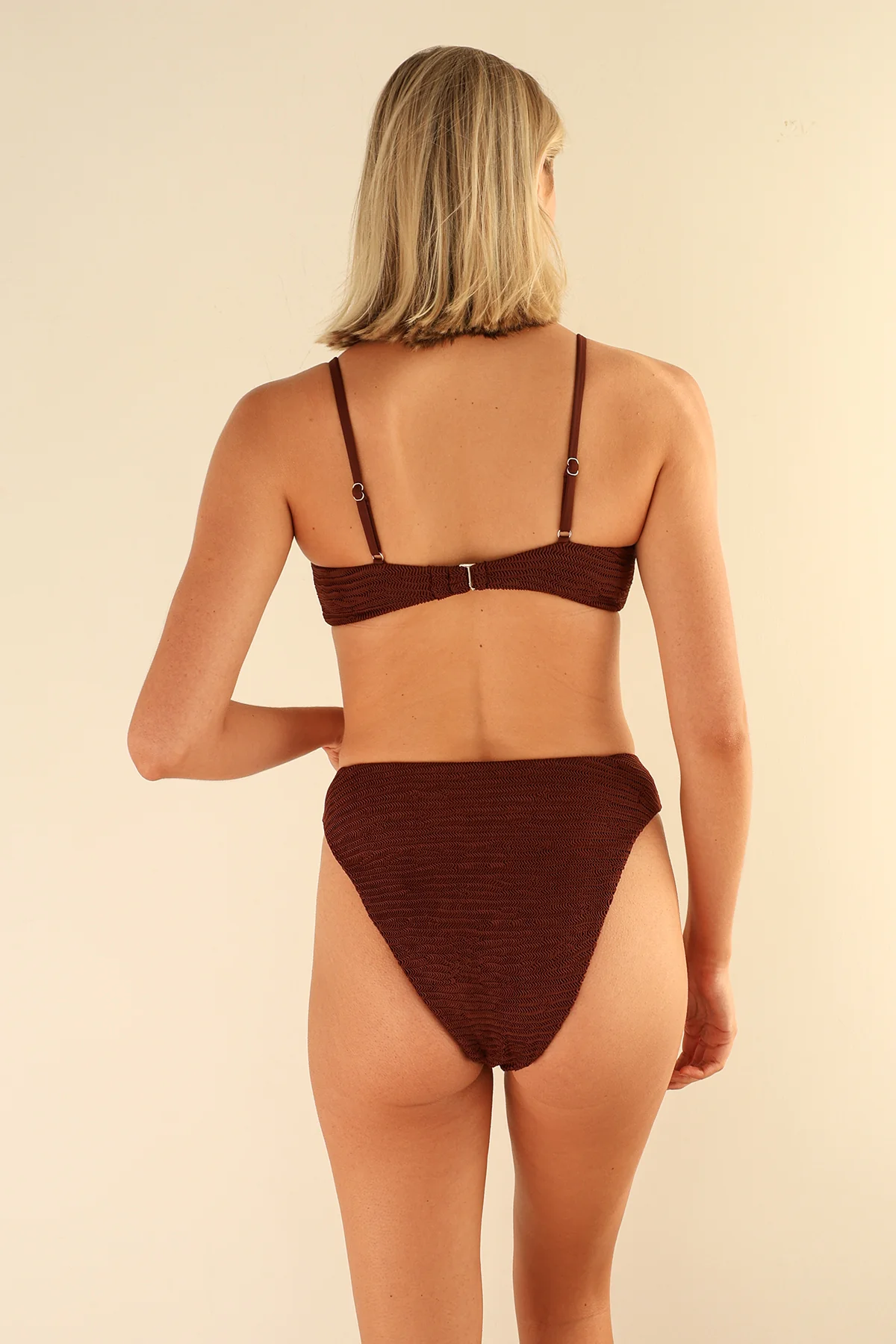 Zen Knotted Triangle Bikini Top