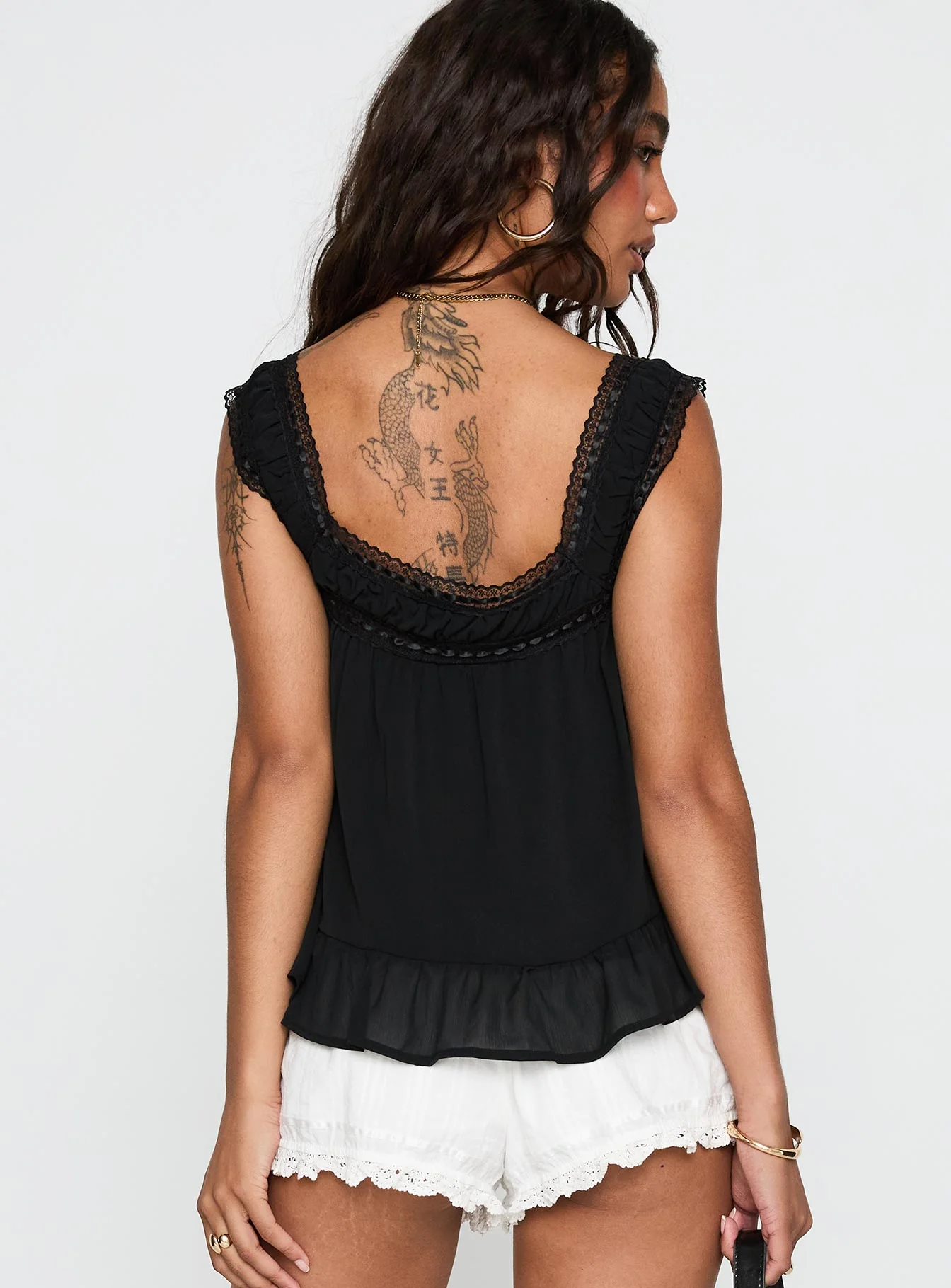 Eluisa Lace Top Black
