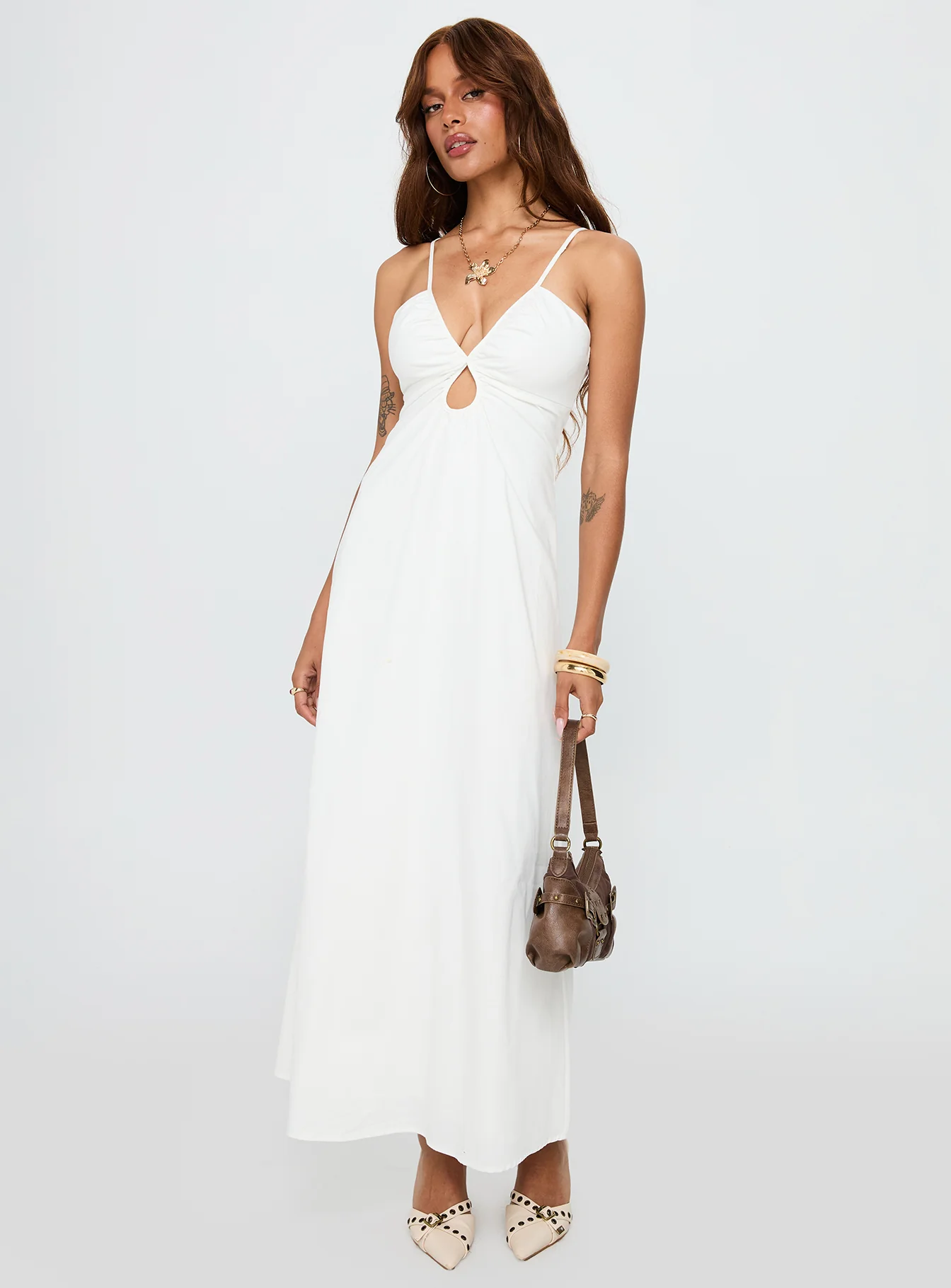 Harkonnen Maxi Dress White