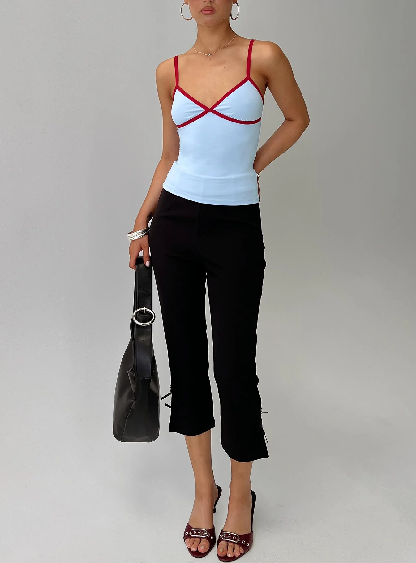 Tiera Top Blue / Red