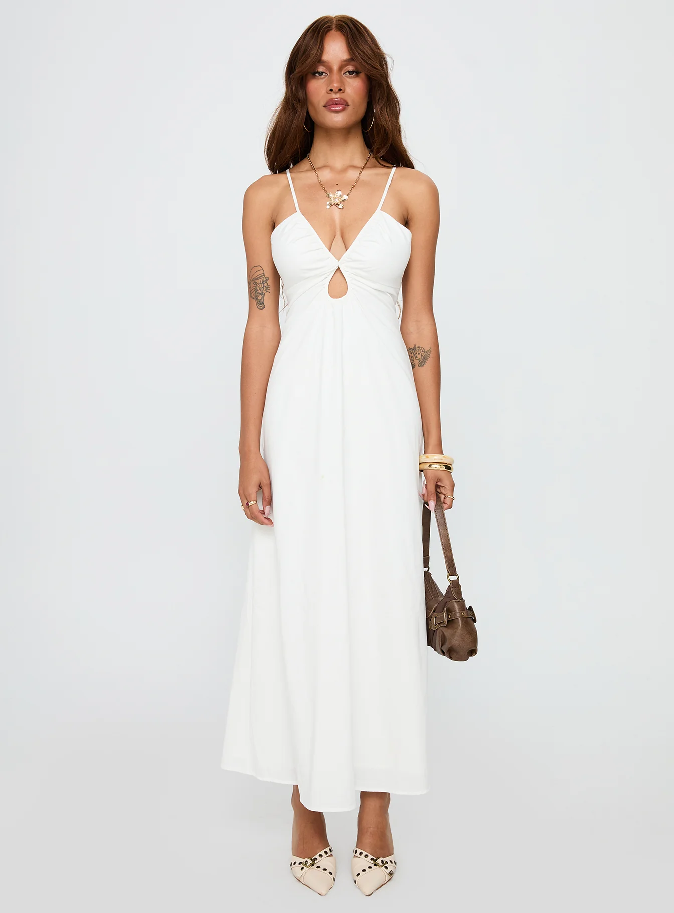 Harkonnen Maxi Dress White